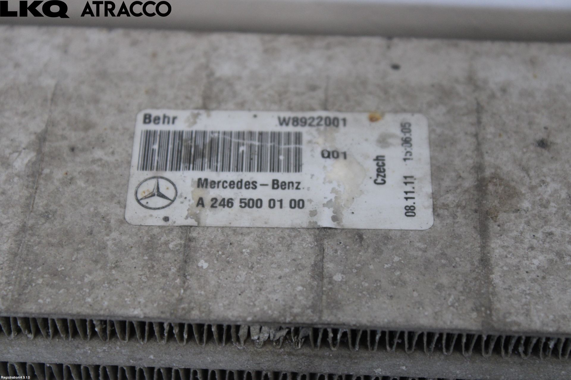 Mercedes-Benz MB B-KLASS (W246/W242) 12-19 Intercooler Radiator