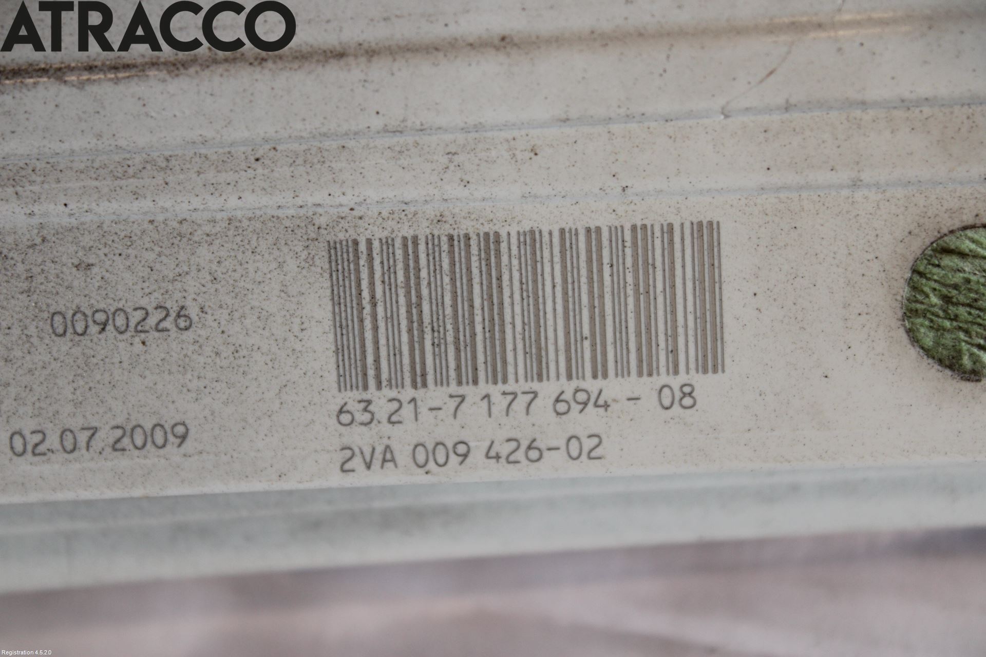 BMW 5 E60/61 Sed/Tou 02-10 Baklykt Høyre