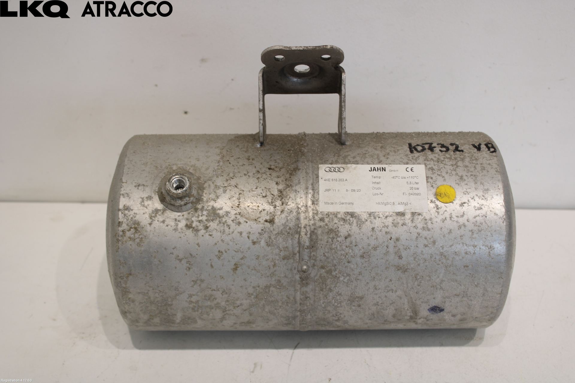 Audi E-TRON, S GE 19- Nivå/Lufrfrändring Trycktank