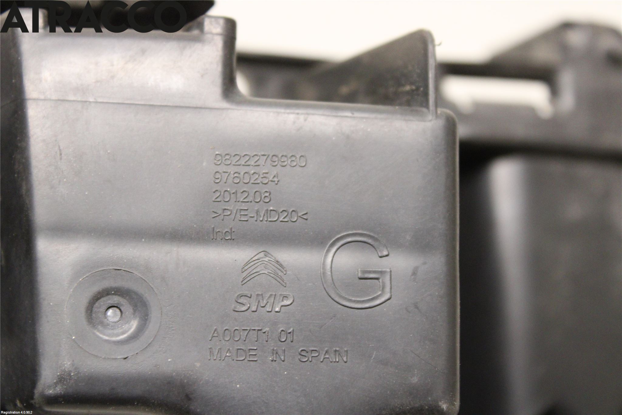 Citroen C4 CACTUS 14-20 Støtfangerfeste Bak Venstre