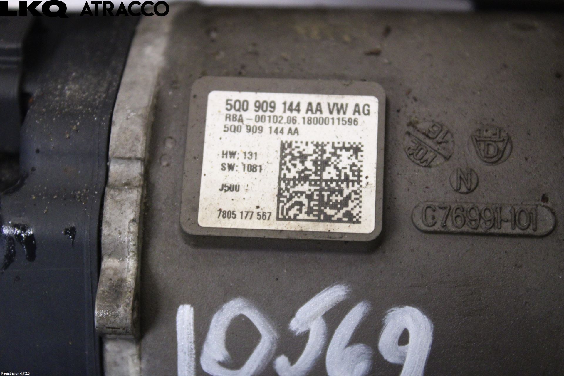 Volkswagen VW GOLF / E-GOLF VII 13-20 Servo Snekke - Tannstang