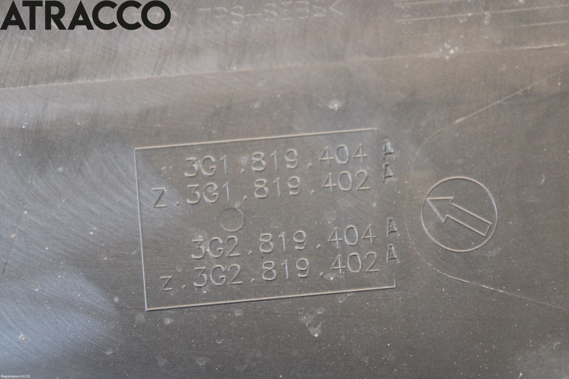 Volkswagen VW PASSAT 15-19 Visker Deksel-Grill-Under Frr