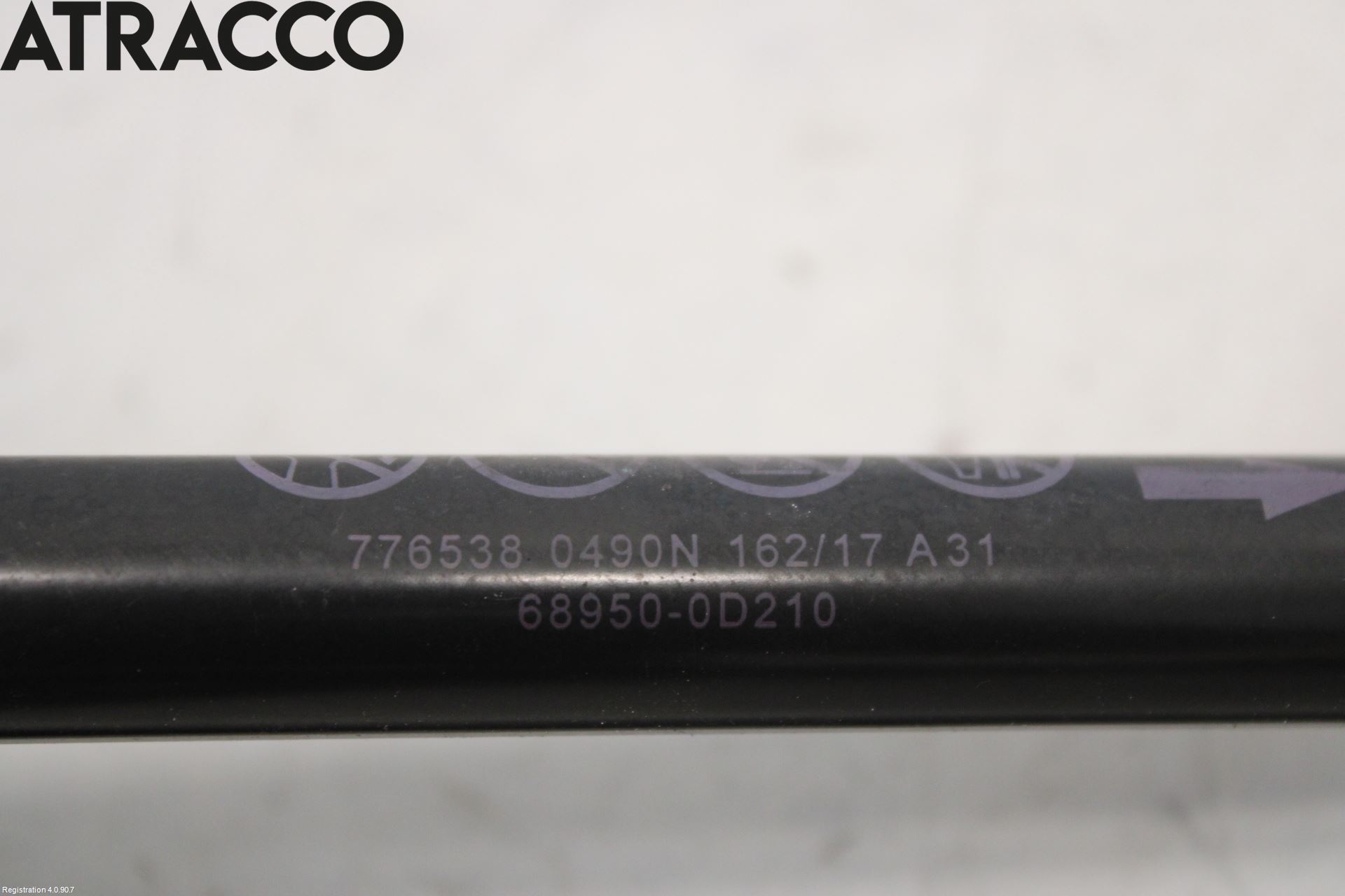 Toyota YARIS XP130 15-20 Bakluke Demper-Gassfjær