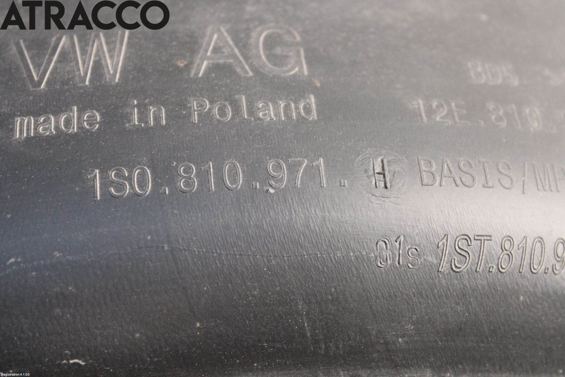 Volkswagen VW UP! / E-UP! Skjerm Indre