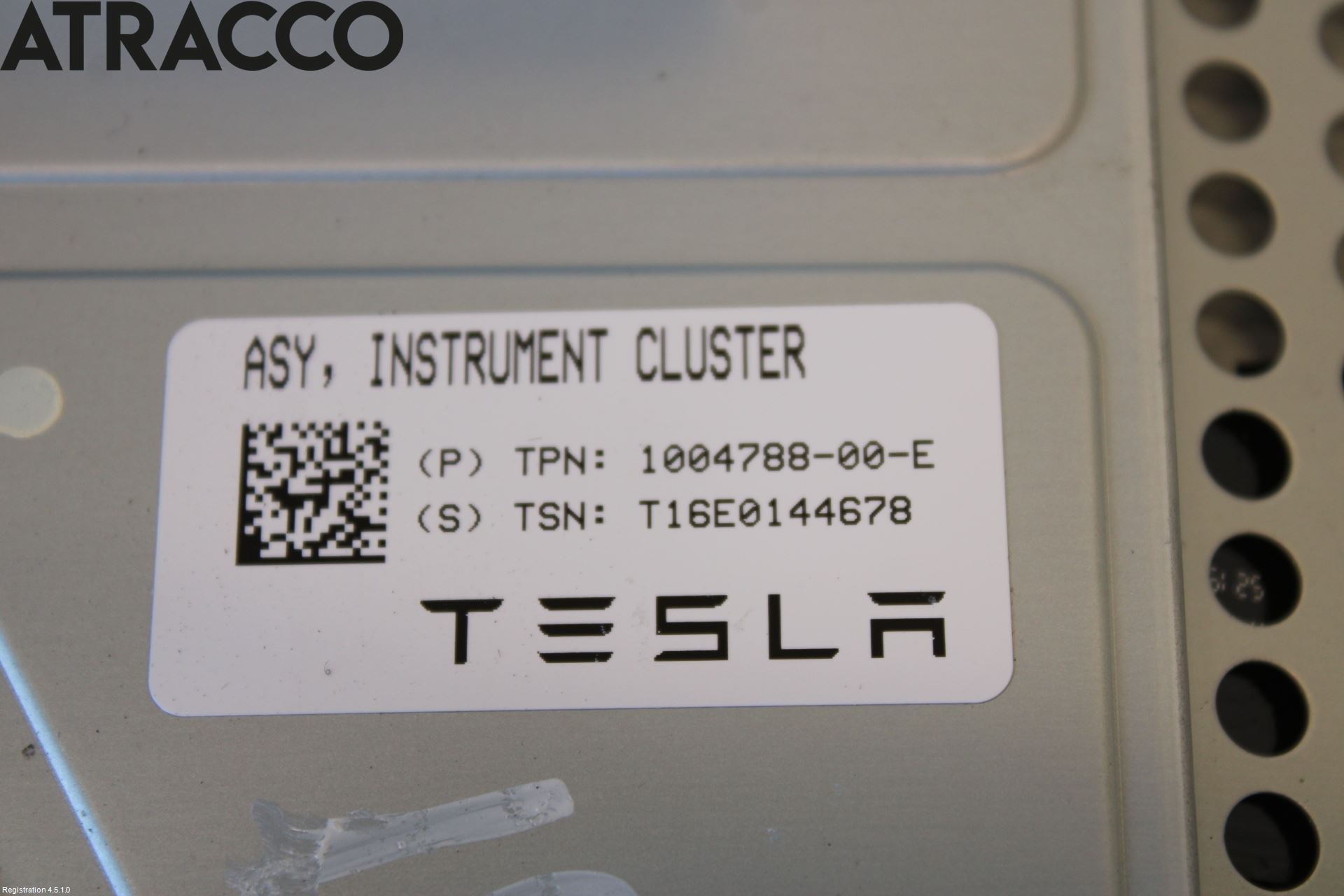 Tesla MODEL S 13- Instr Kombinert