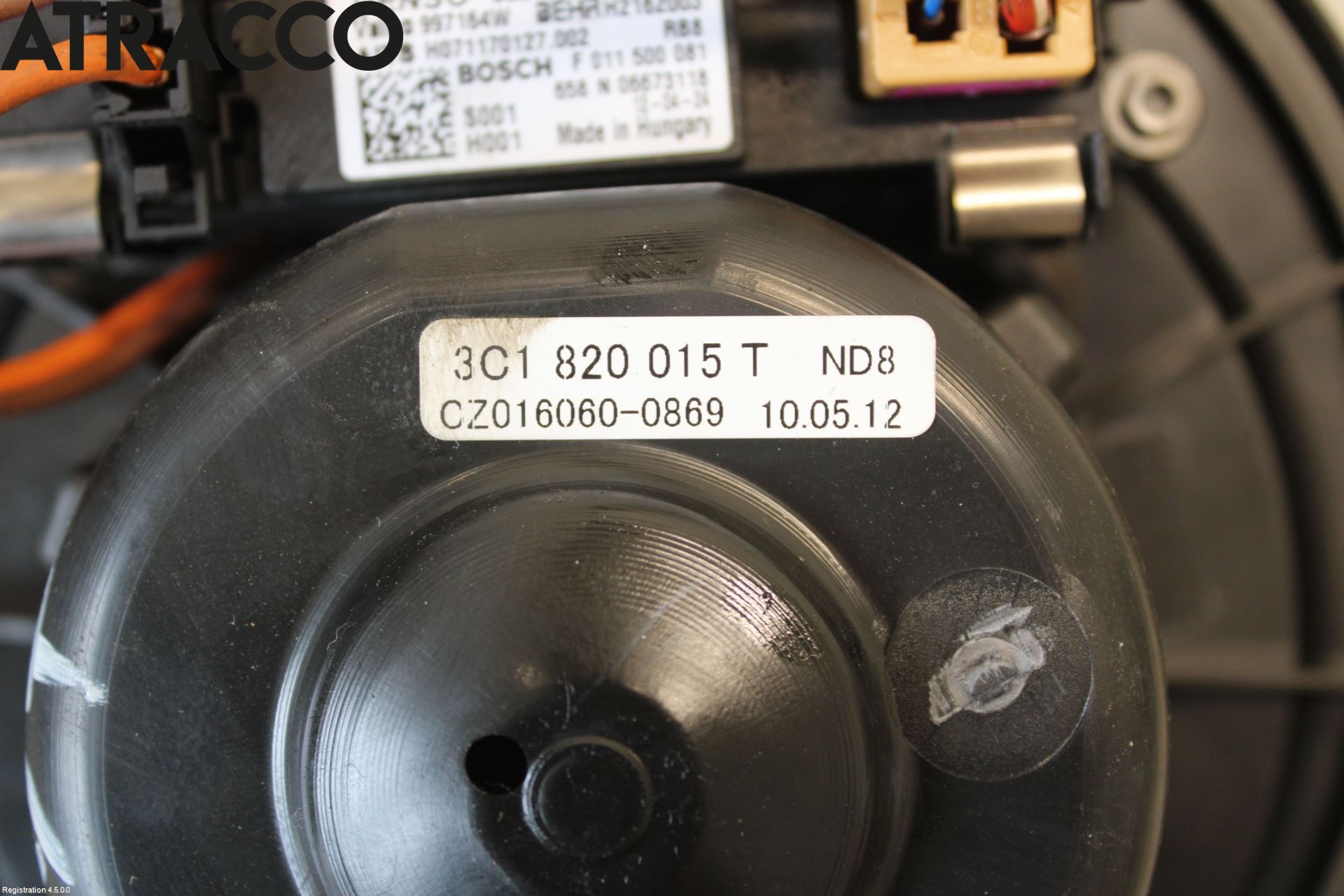 Volkswagen VW GOLF VI 09-13 Varmeapparat Viftemotor