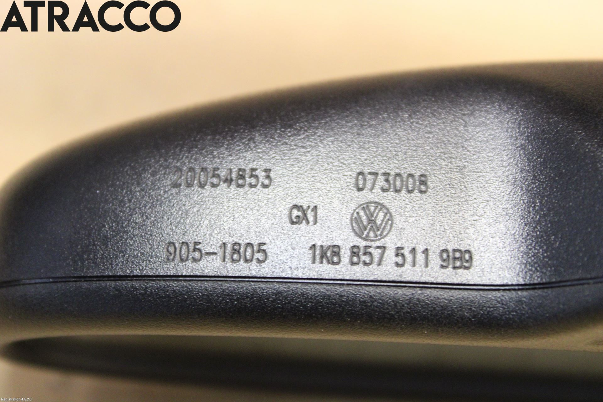 Volkswagen VW SCIROCCO 09-17 Speil Innvendig