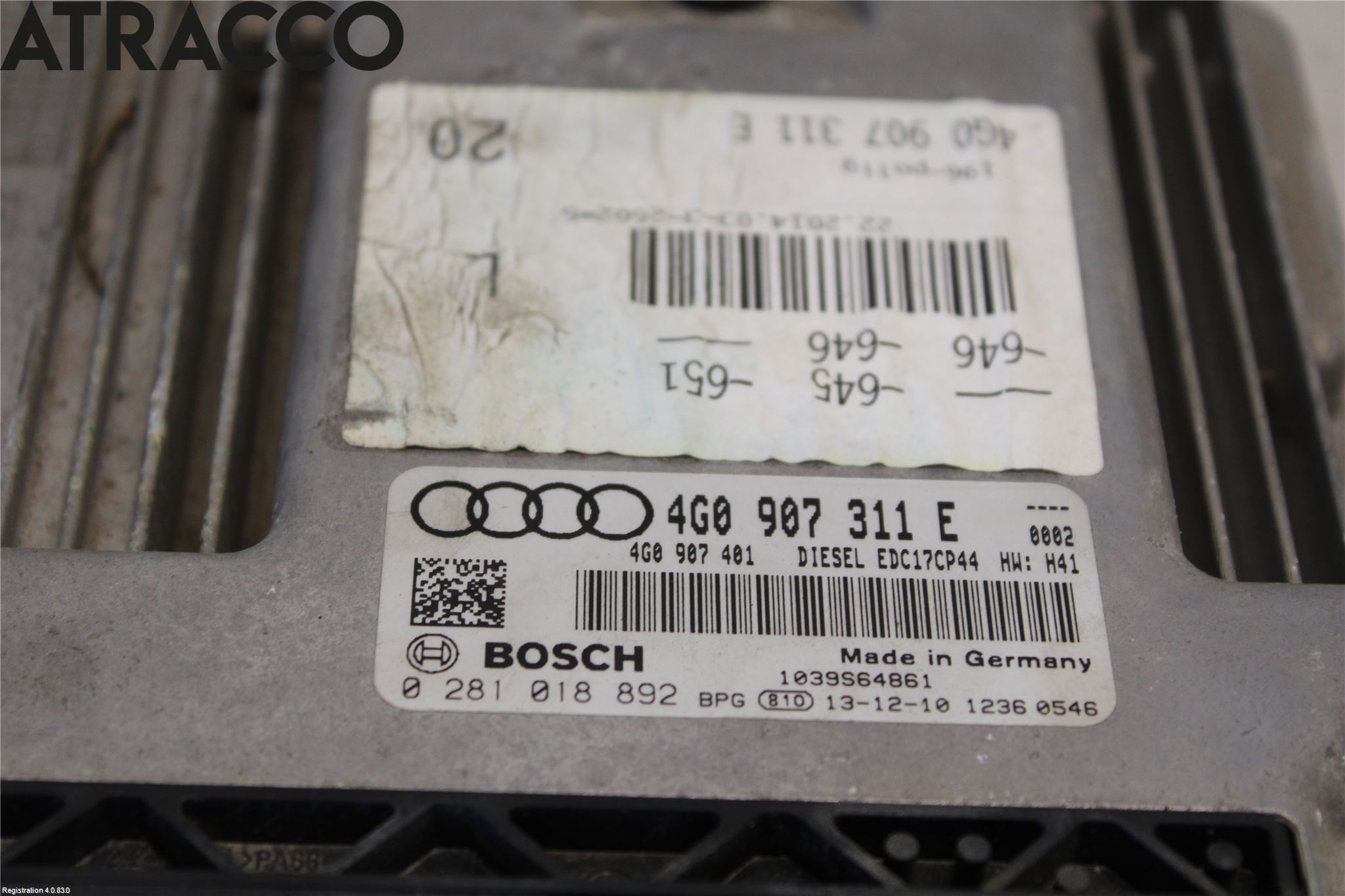 Audi A6/S6 4G 11-18 Styreenhet Dieselpumpe