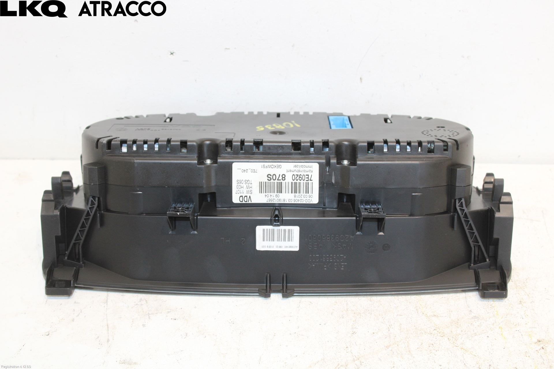 Volkswagen VW TRANSP/CARAVELLE (T6) 16-22 Instr Kombinert