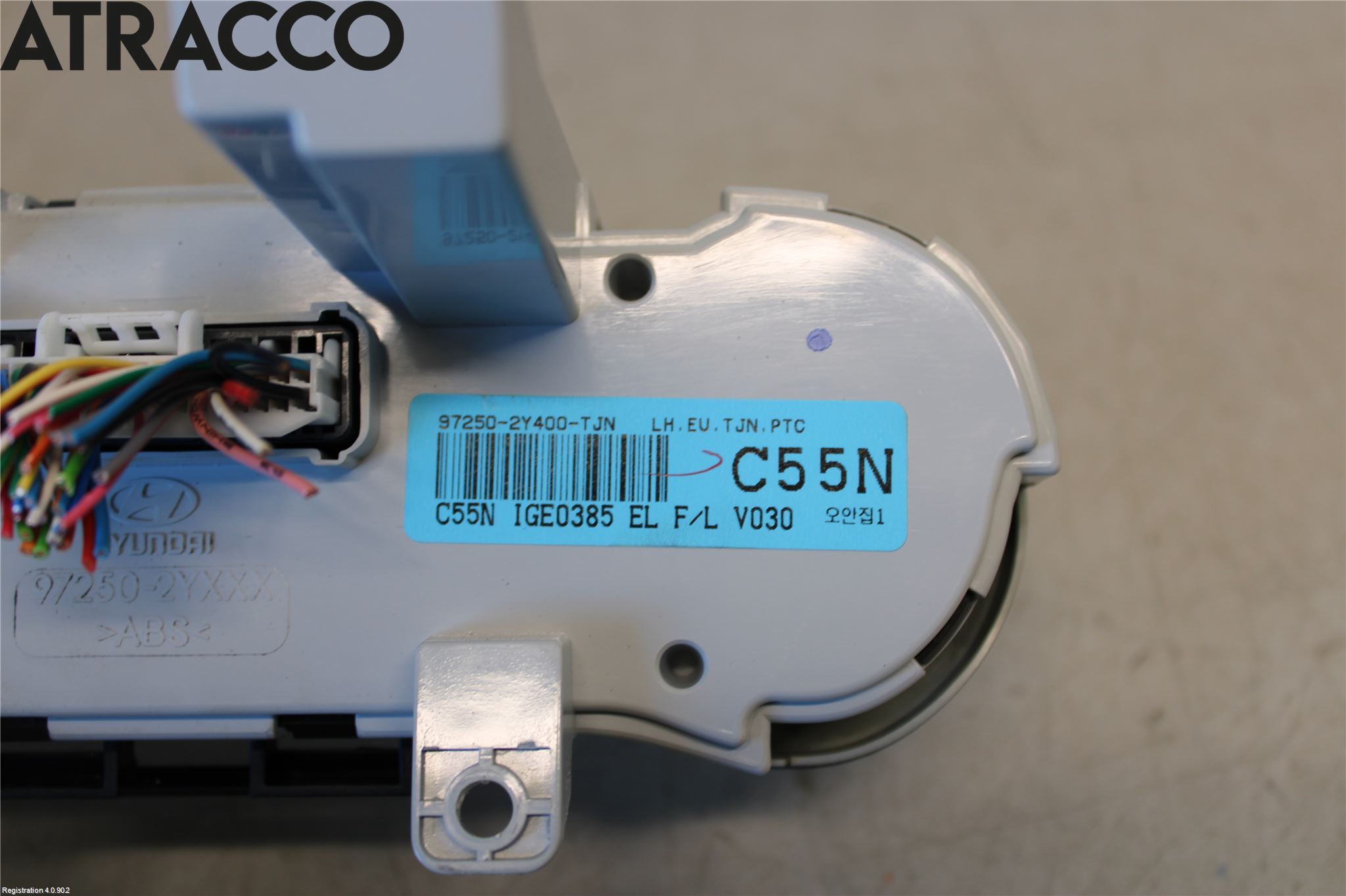 Hyundai ix35 Varme Ac Betjening-Display