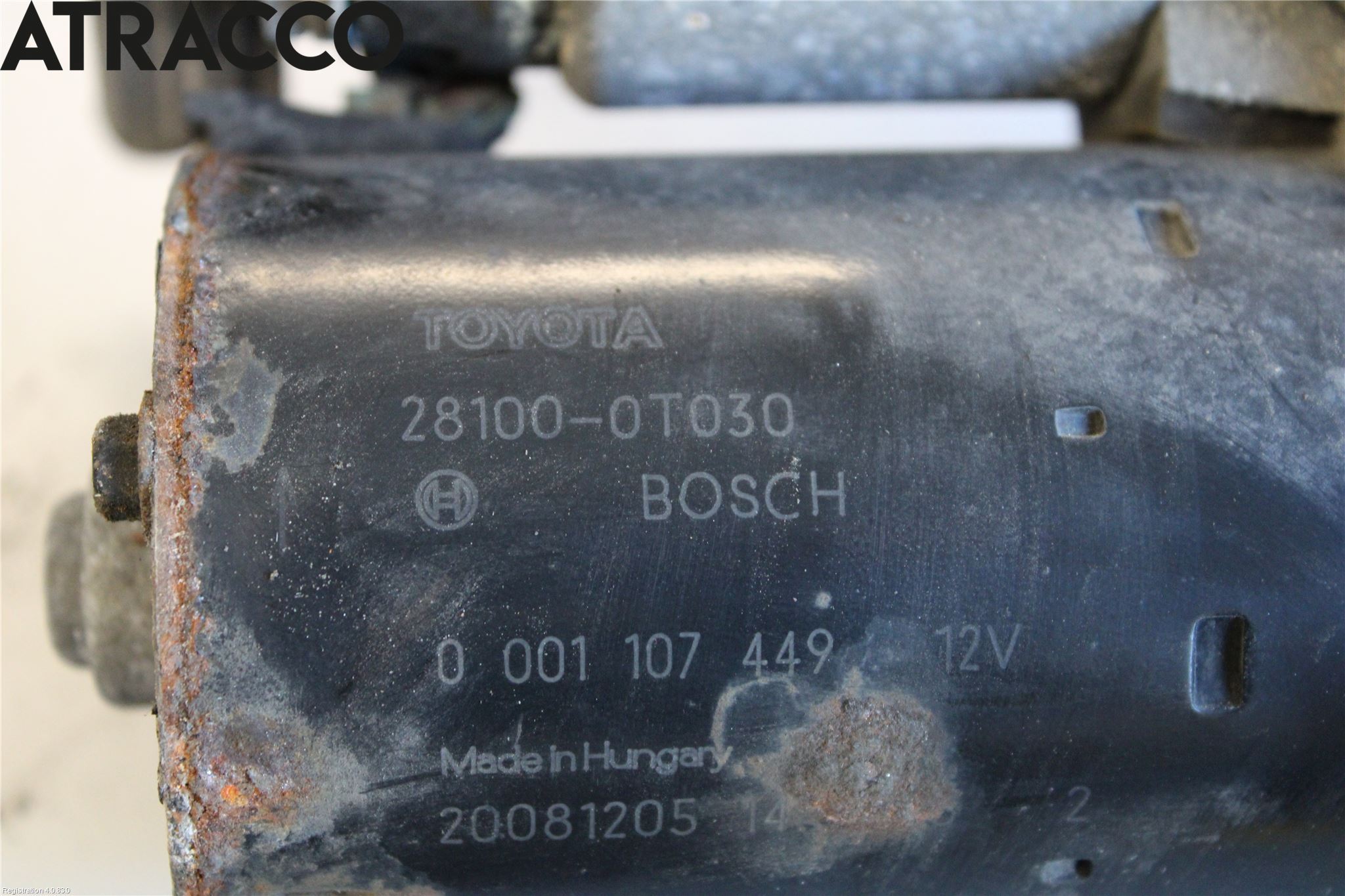 Toyota AURIS 07-09 Startmotor