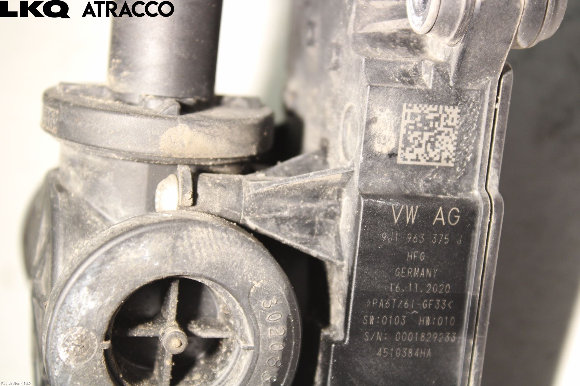 Porsche TAYCAN 20- Varmeventil