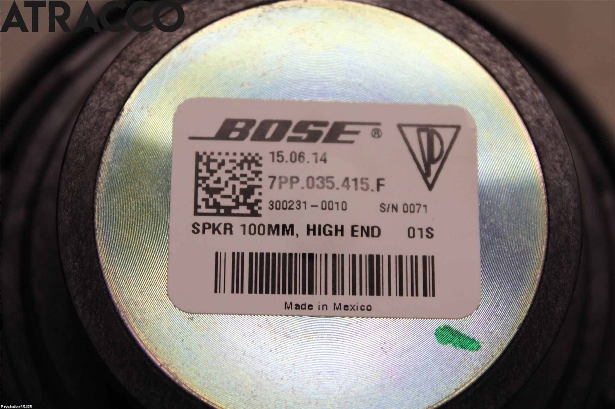 Porsche MACAN/EV 14- Innr Høyttaler