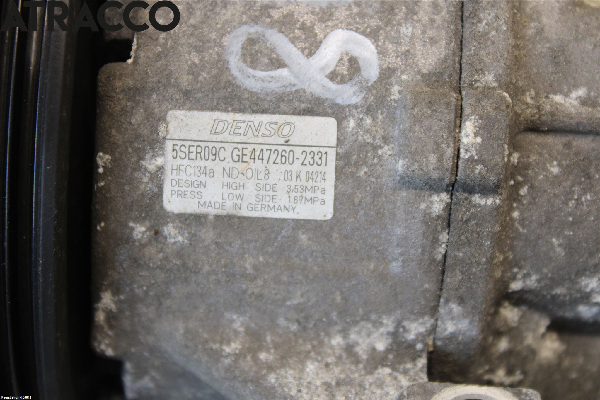 Toyota AURIS 10-12 Varme Ac Kompressor