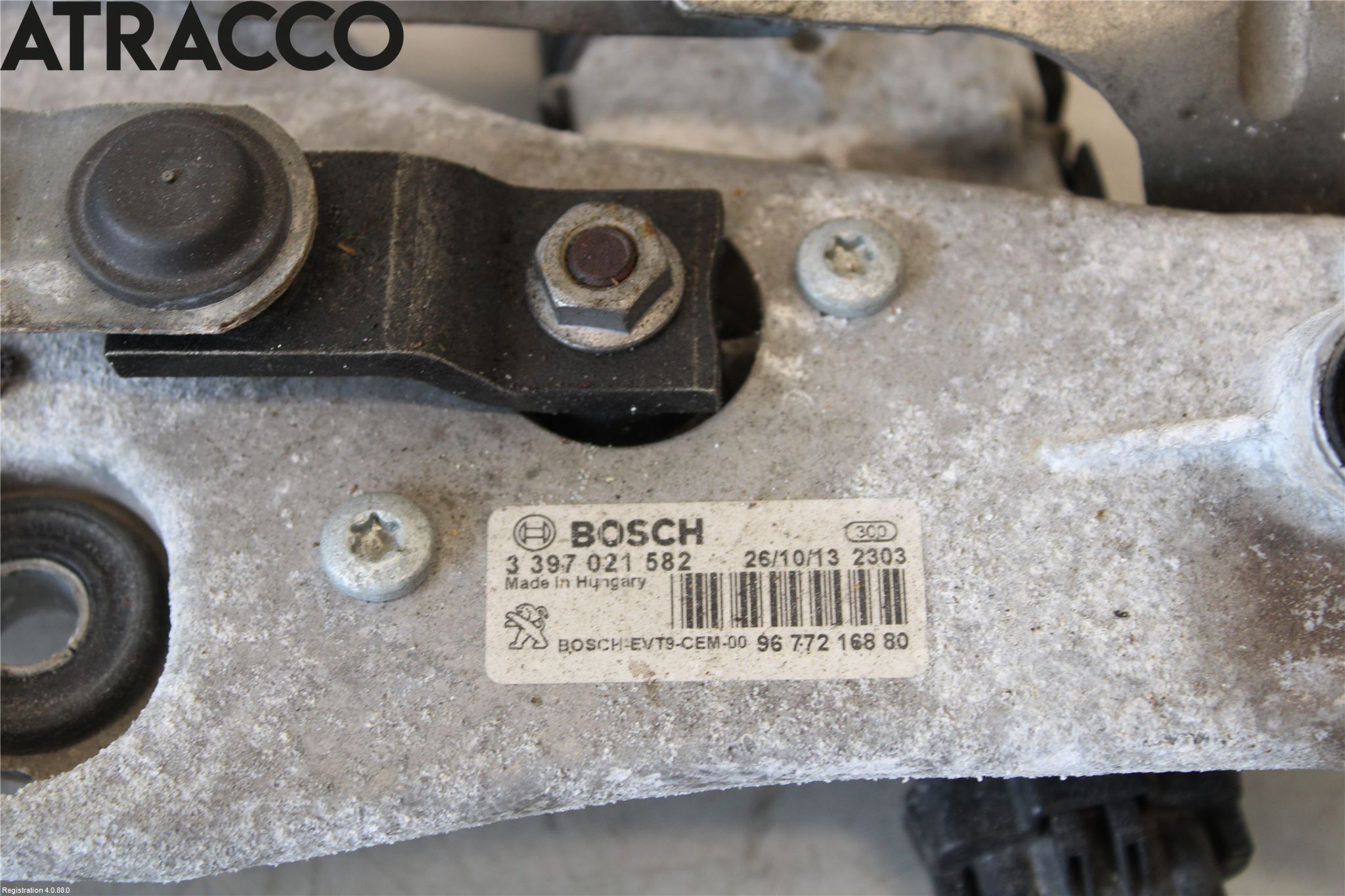 Peugeot 308 14-21 Viskermotor Frontrute