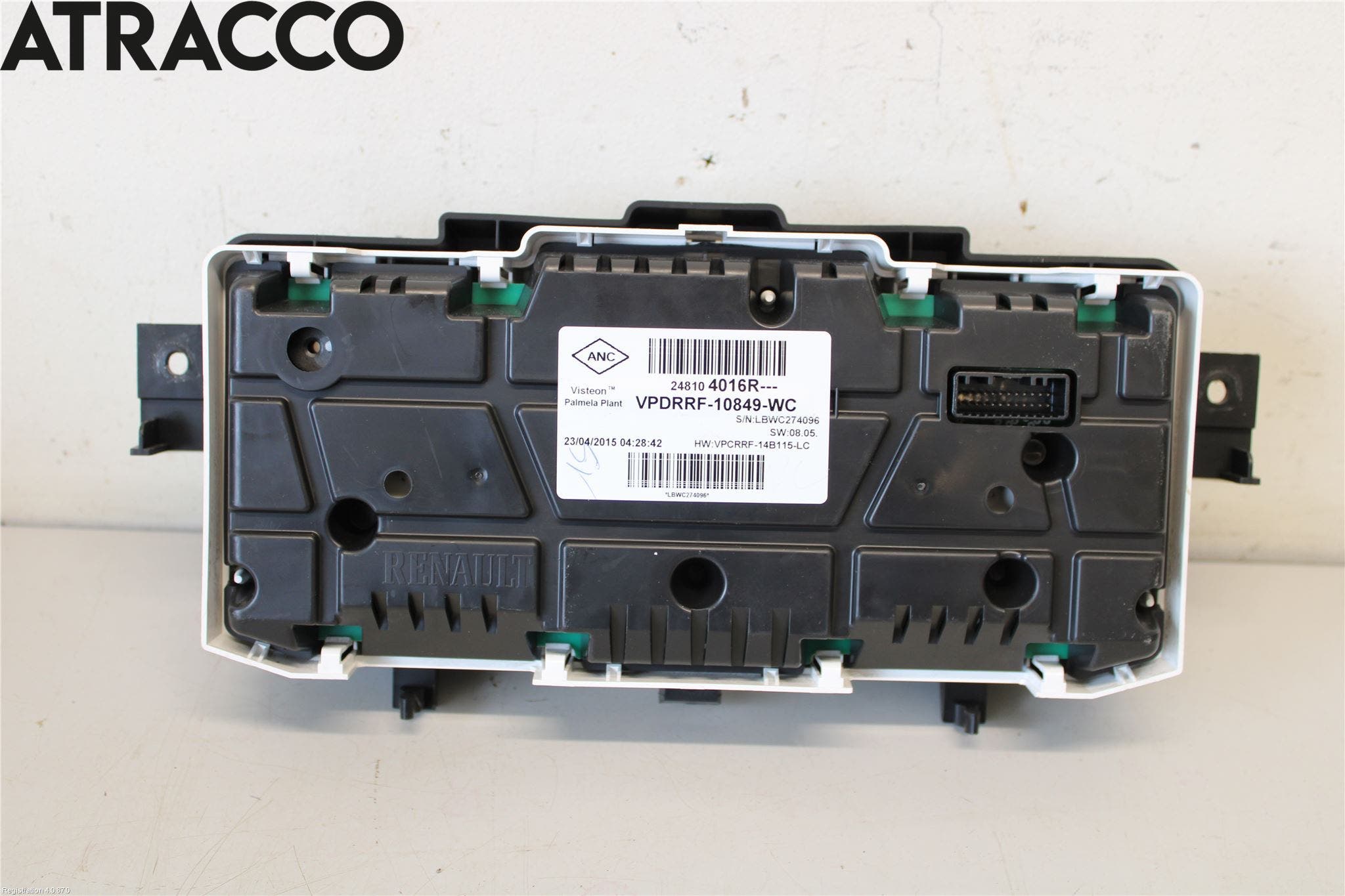 Renault CAPTUR 13-19 Instr Kombinert