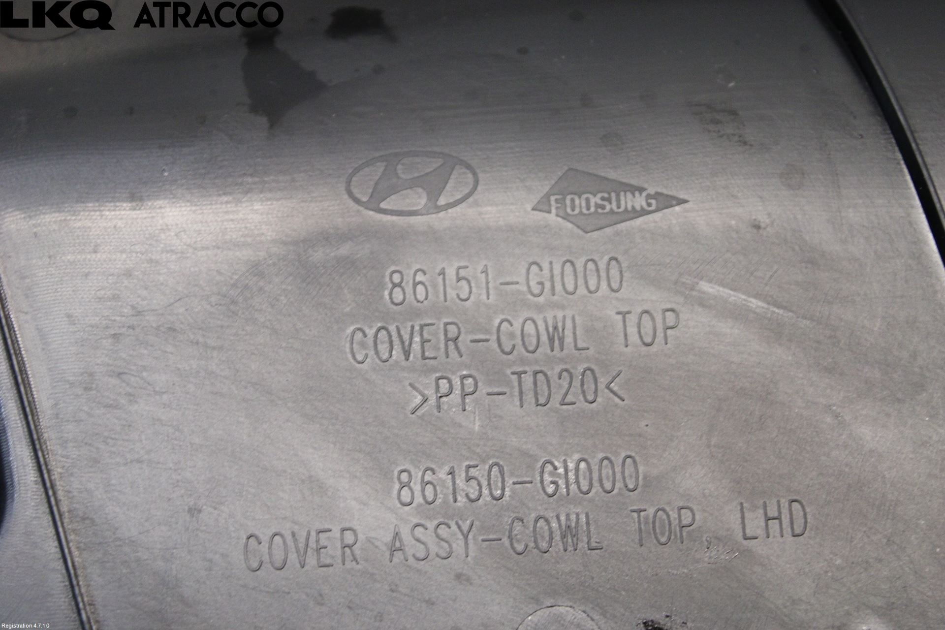 Hyundai IONIQ 5 NE 22- Visker Deksel-Grill-Under Frr