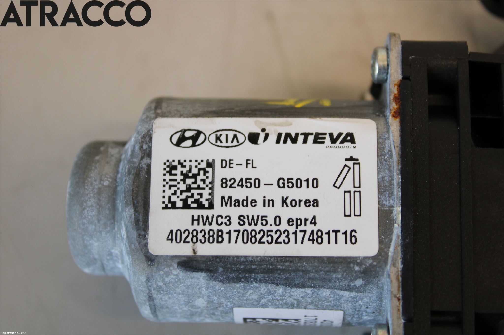 Kia NIRO (DE) 17-22 Vindusheismotor