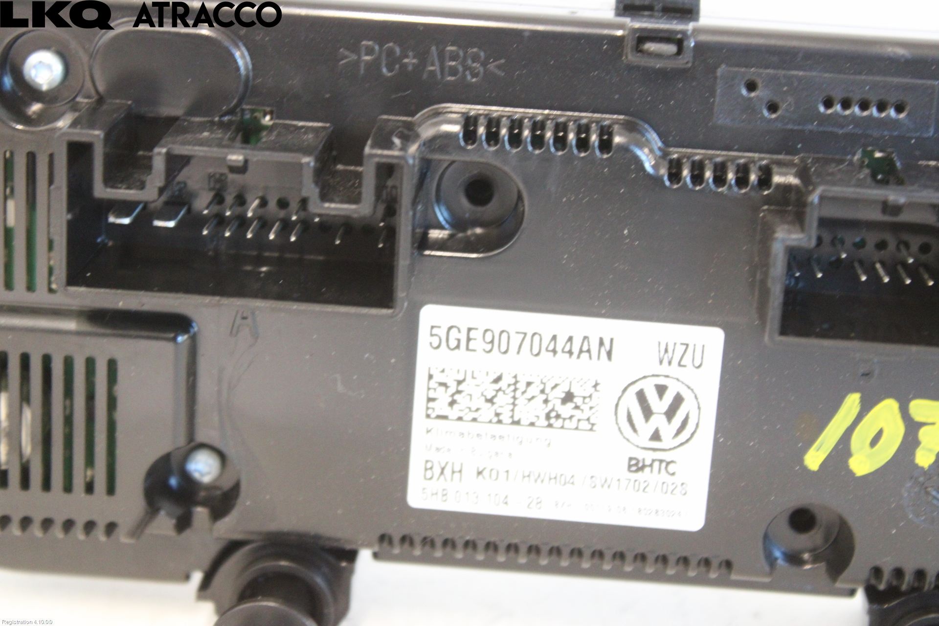 Volkswagen VW GOLF / E-GOLF VII 13-20 Varme Ac Betjening-Display