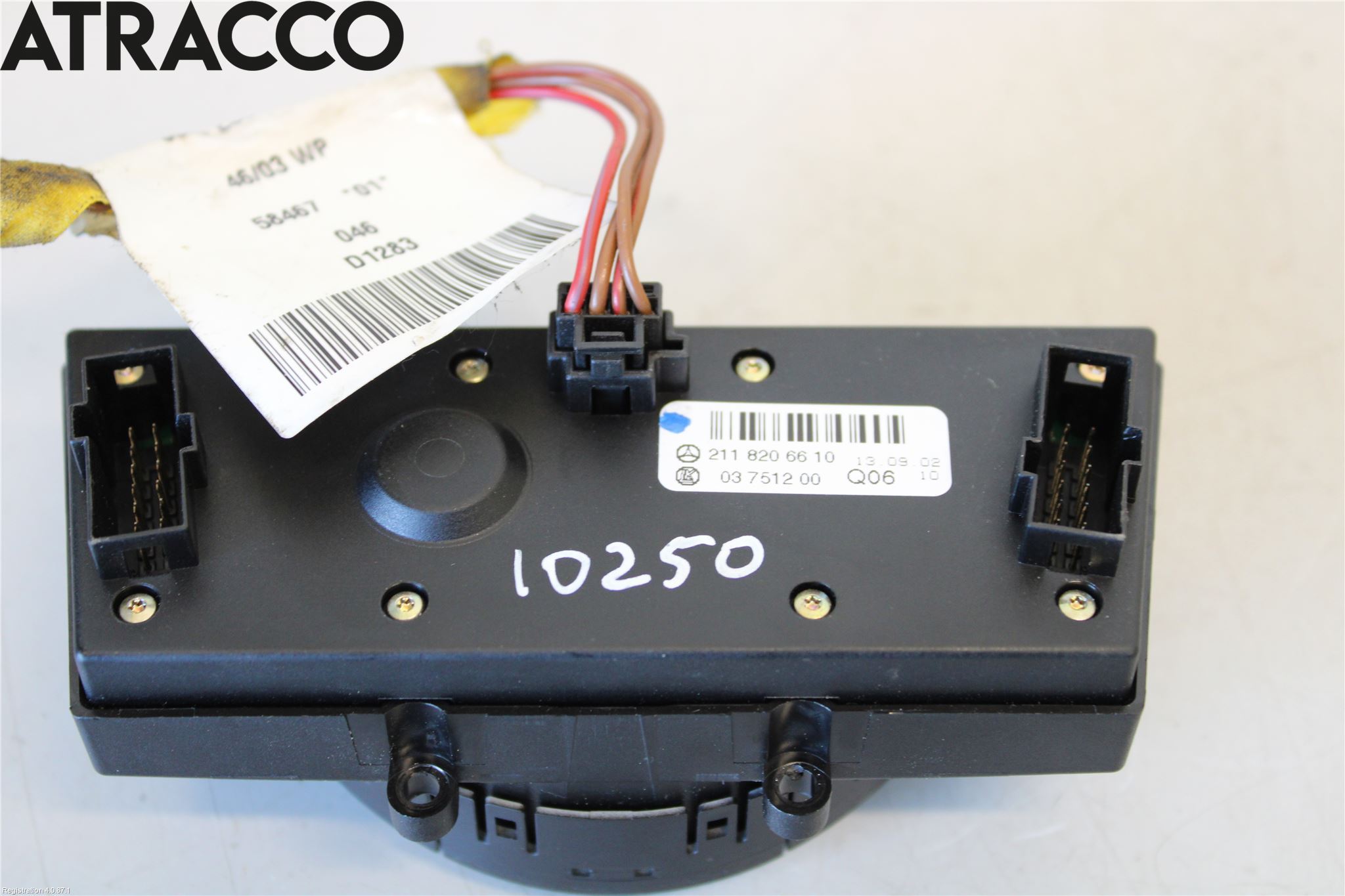 Mercedes-Benz MB E-KLASS (W211) 02-09 Bryter Øvrig