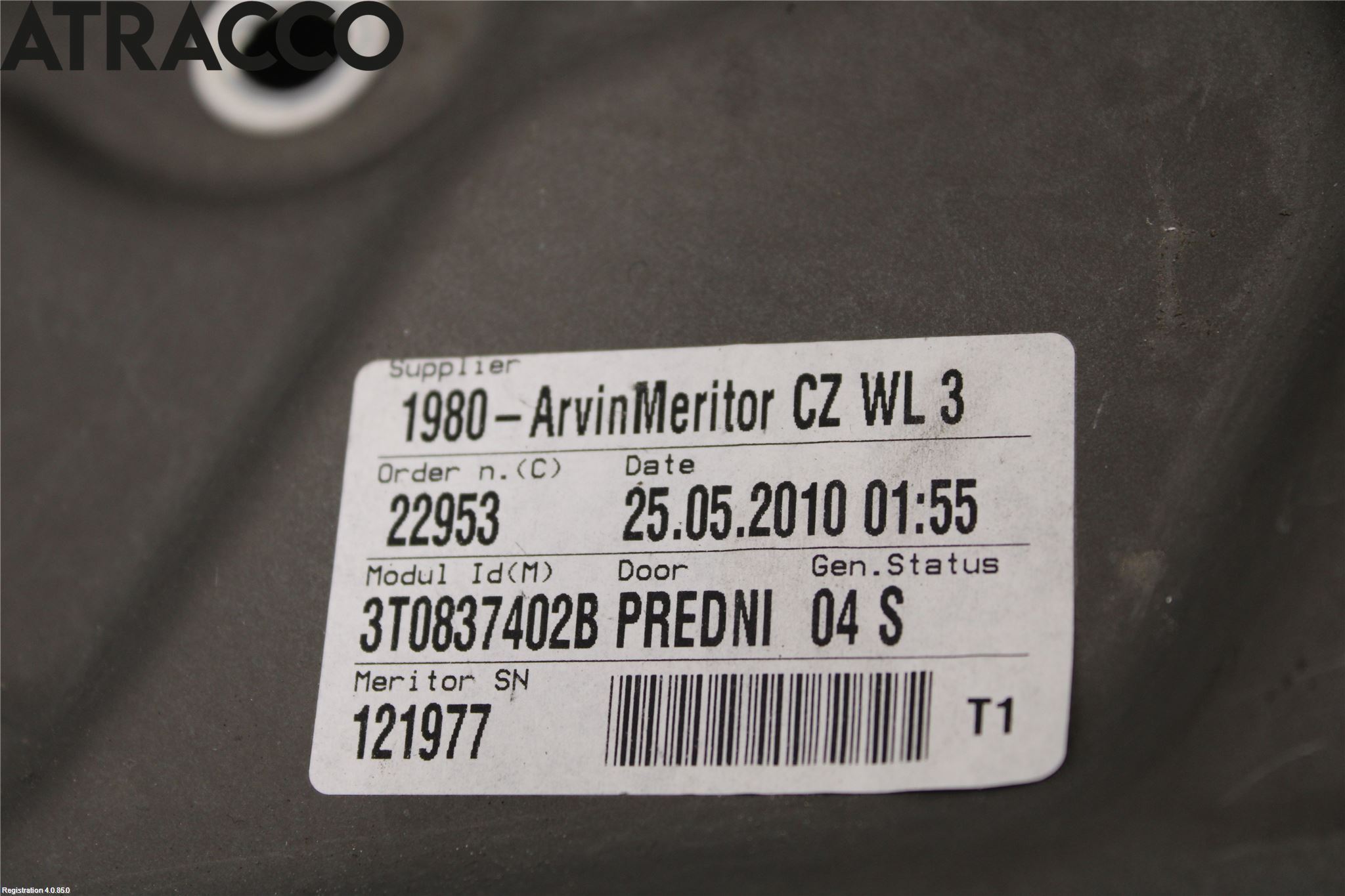 Skoda SUPERB 09-15 Vindusheis