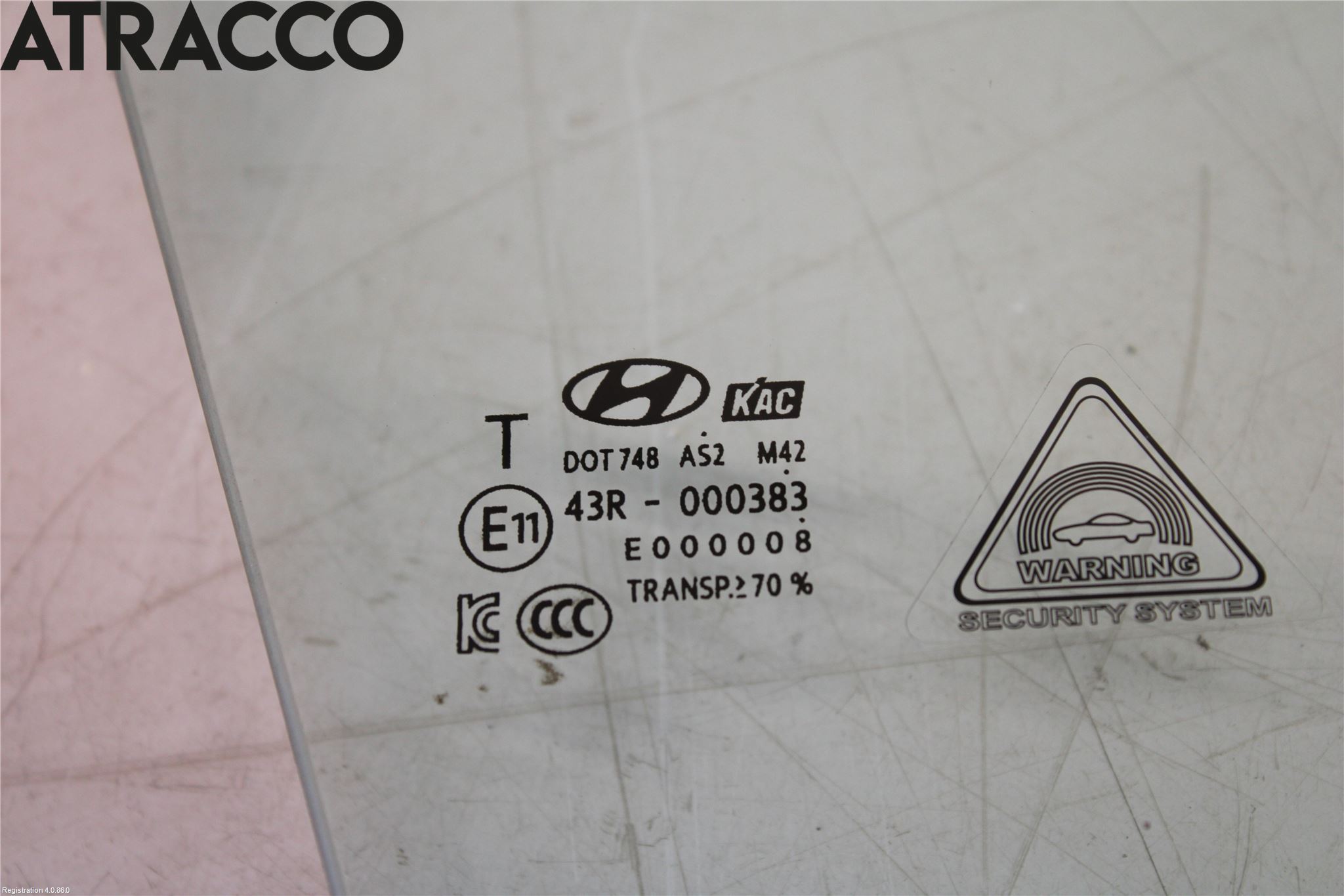 Hyundai IONIQ AE 17-22 Dørrute Foran Høyre 4 Dørs