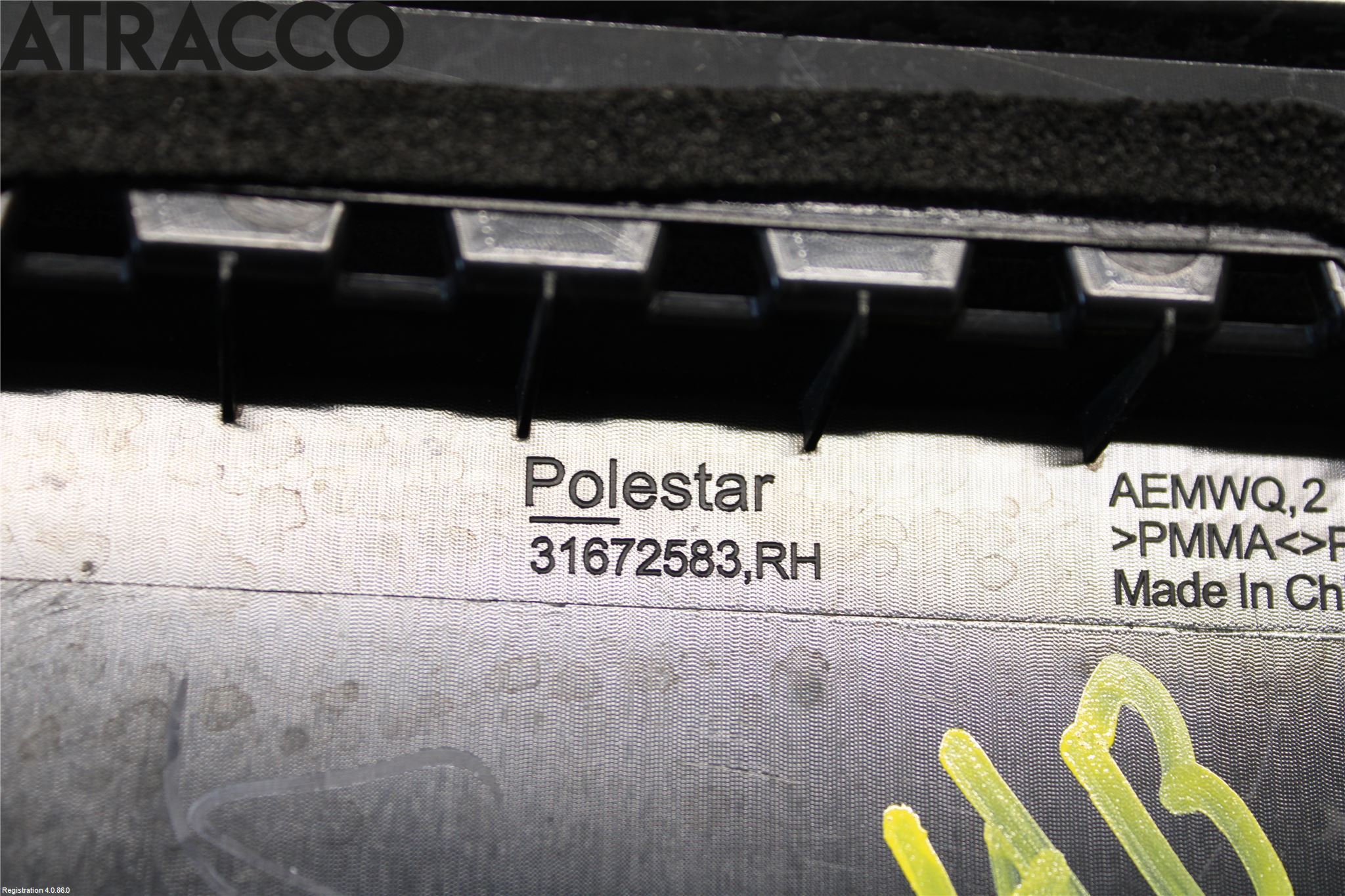 Polestar 2 20- Dør Dekorlist Hb