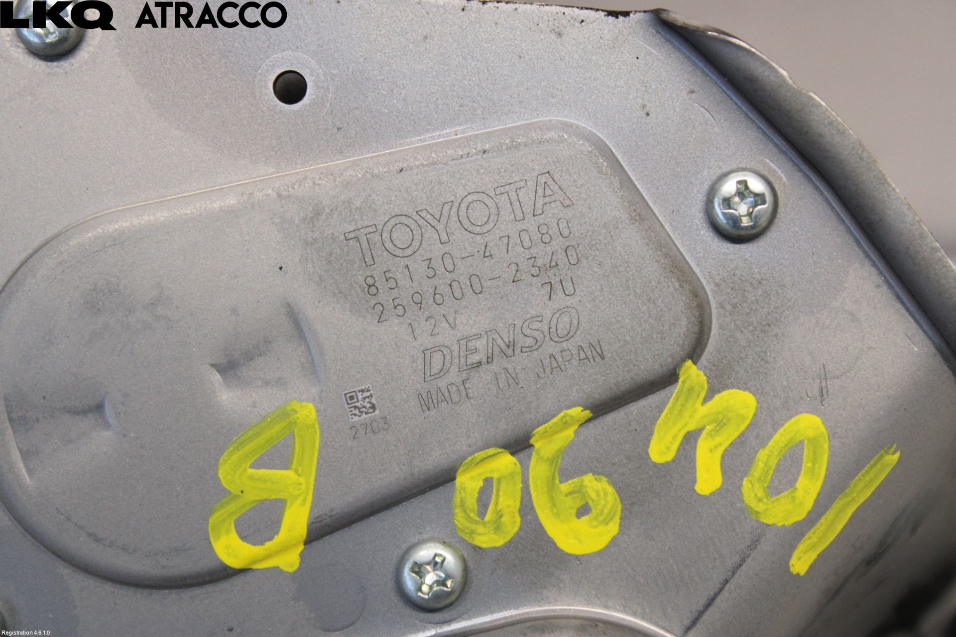 Toyota PRIUS+ ZVW40 12-20 Viskermotor Bakluke