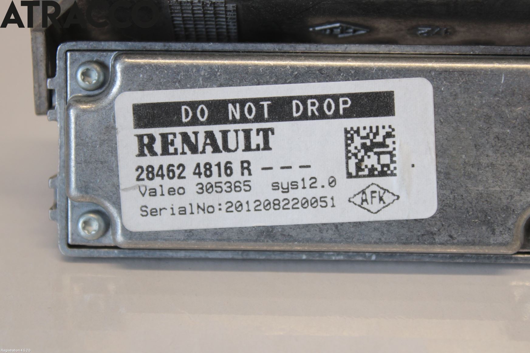 Renault MEGANE III 09-15 Parkeringshjelp Kamera