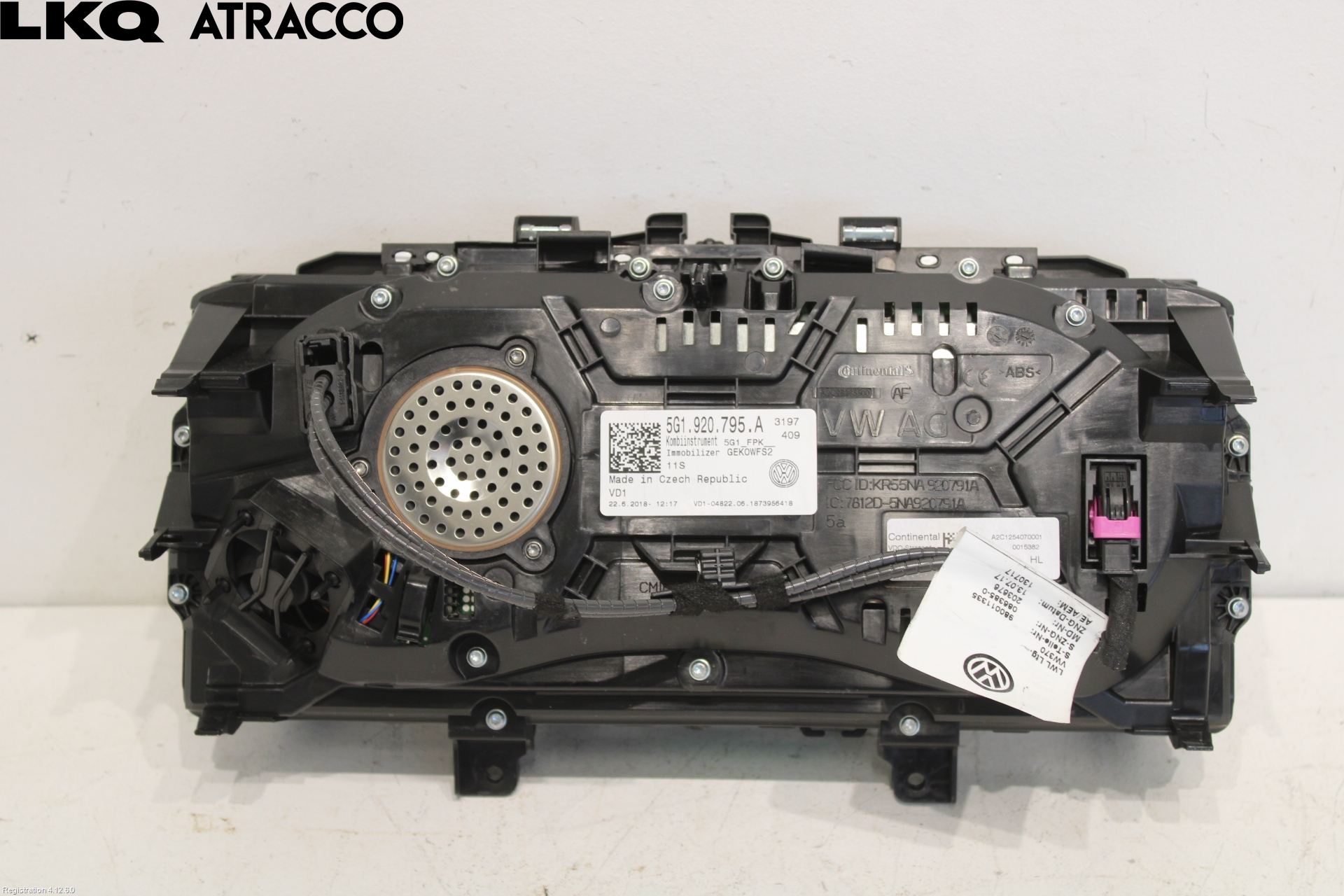 Volkswagen VW GOLF / E-GOLF VII 13-20 Instr Kombinert