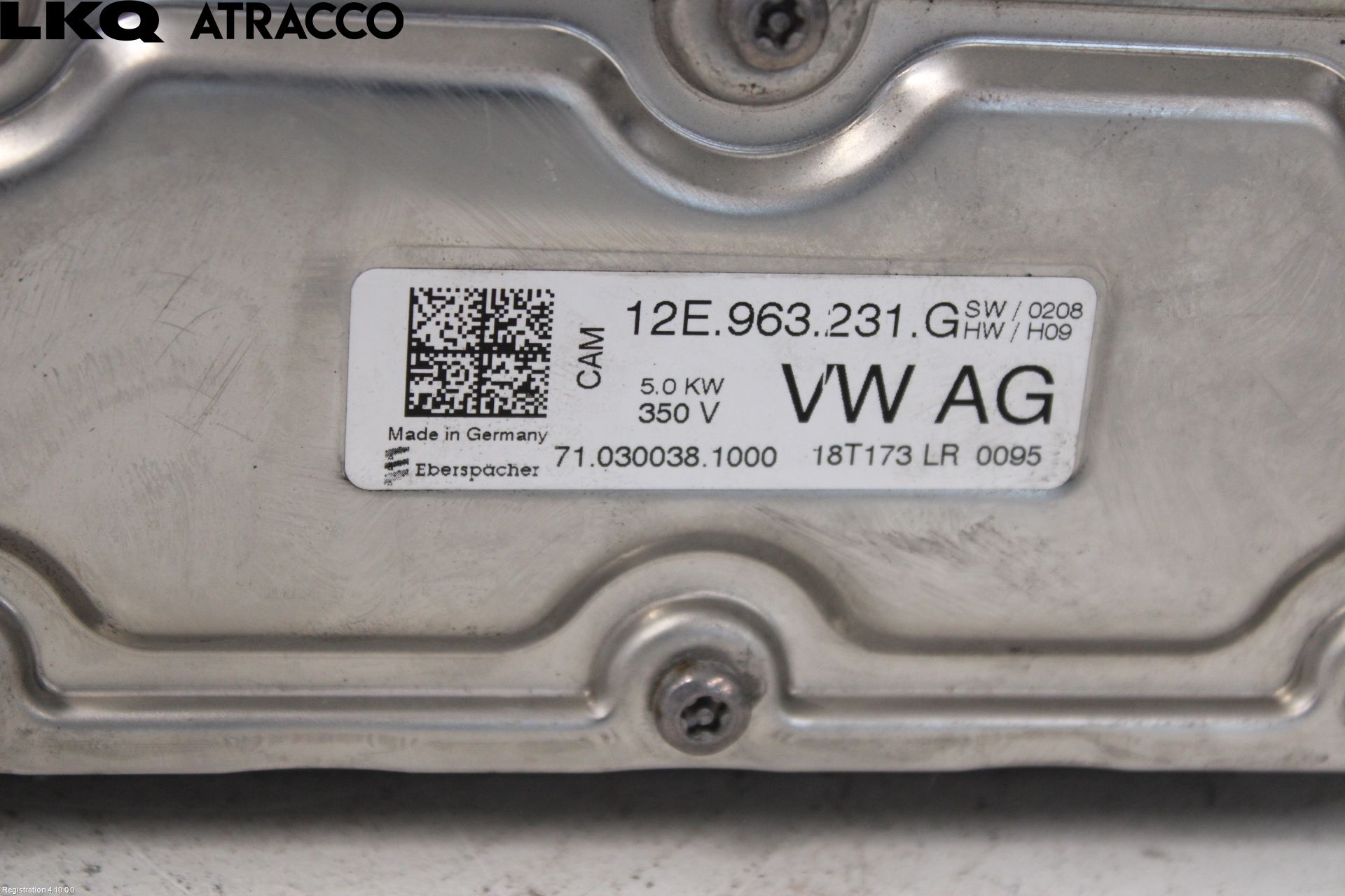 Volkswagen VW GOLF / E-GOLF VII 13-20 Motorvarmer Elektrisk