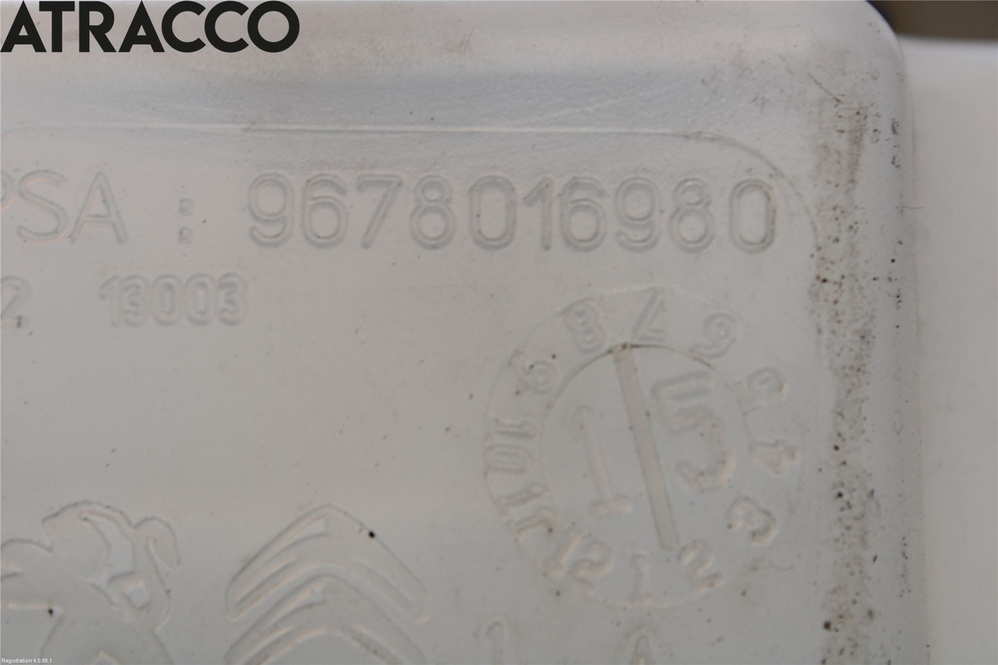 Peugeot 308 14-21 Påfyllingsrør For Vasketank