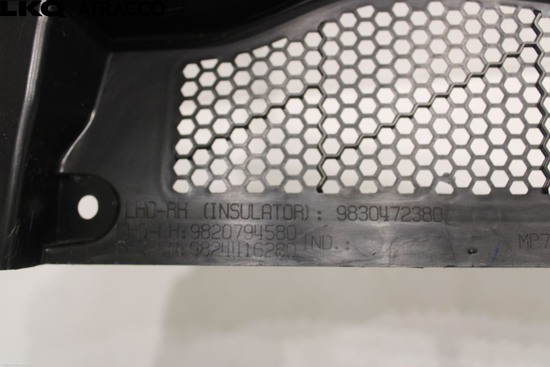 Peugeot 208/E-208 20- Visker Deksel-Grill-Under Frr