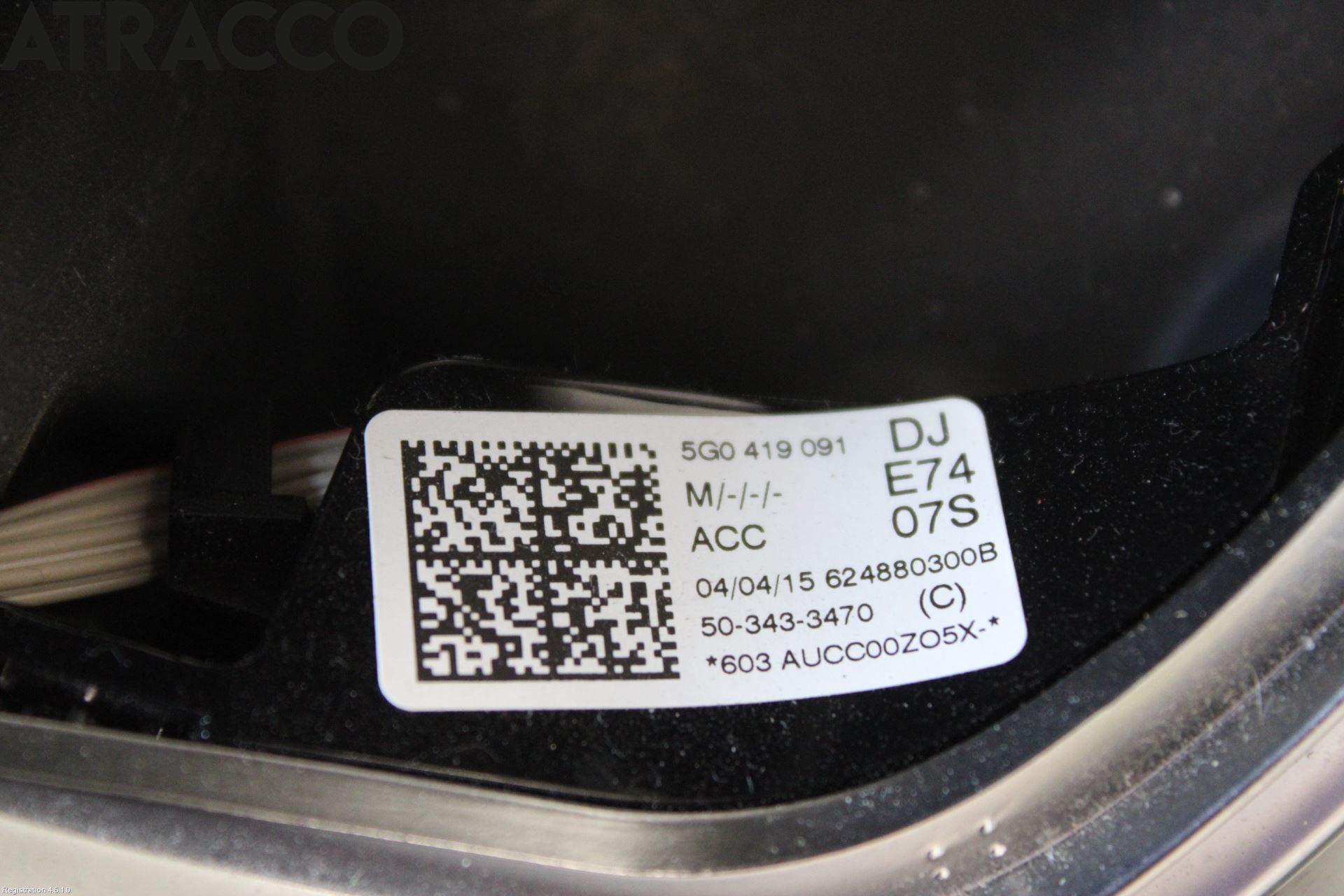 Volkswagen VW GOLF / E-GOLF VII 13-20 Ratt