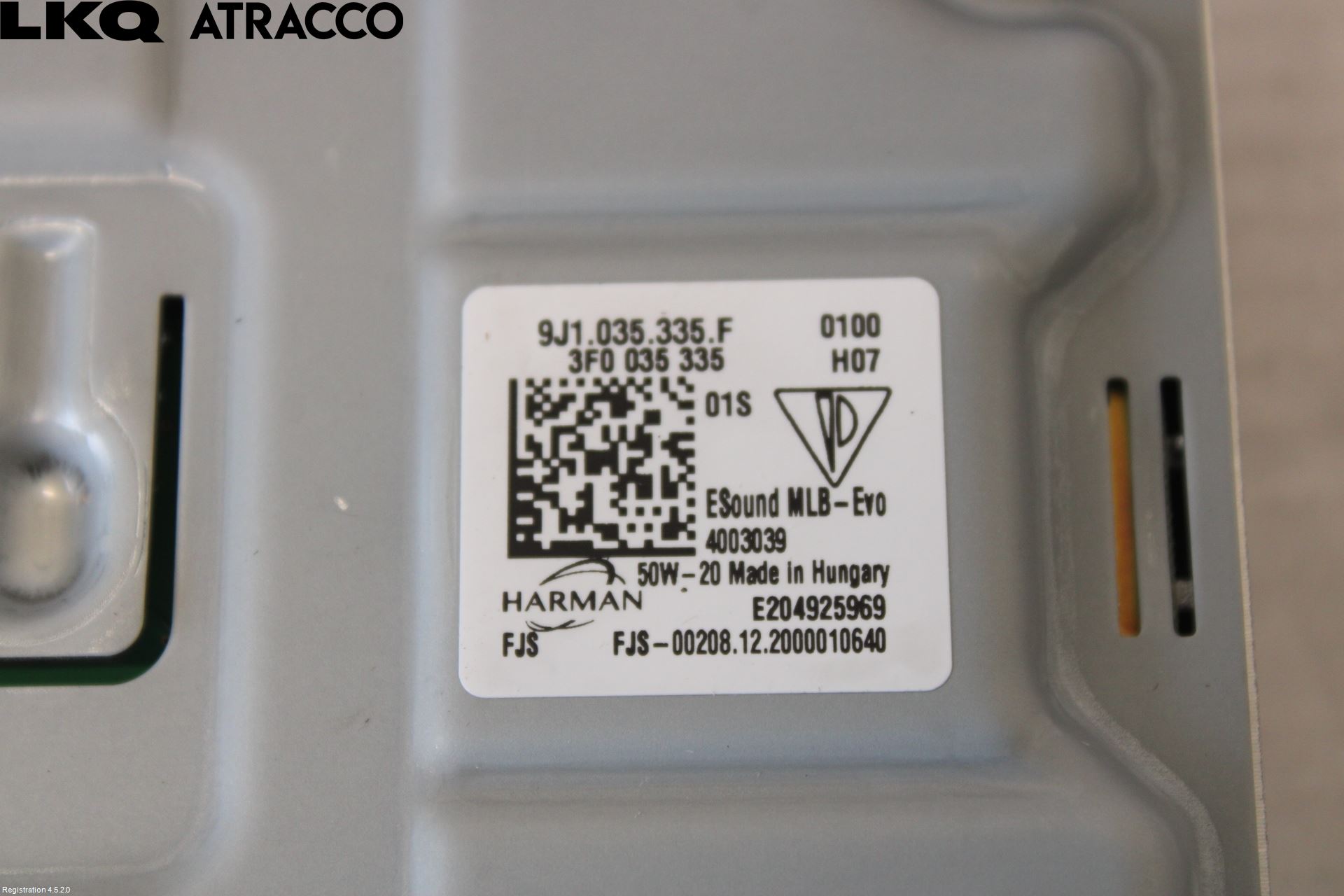 Porsche TAYCAN 20- Stereo Forsterker