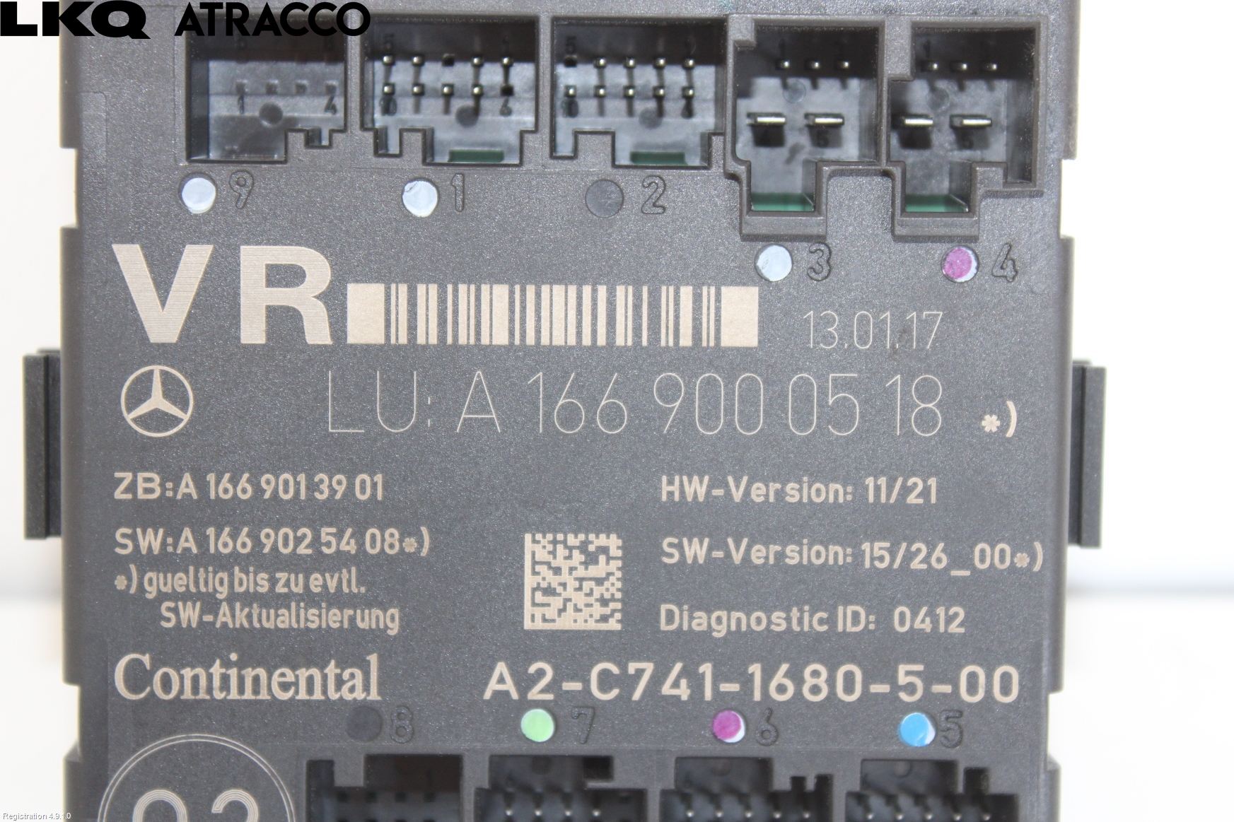 Mercedes-Benz MB B-KLASS (W246/W242) 12-19 Styreenhet Dør