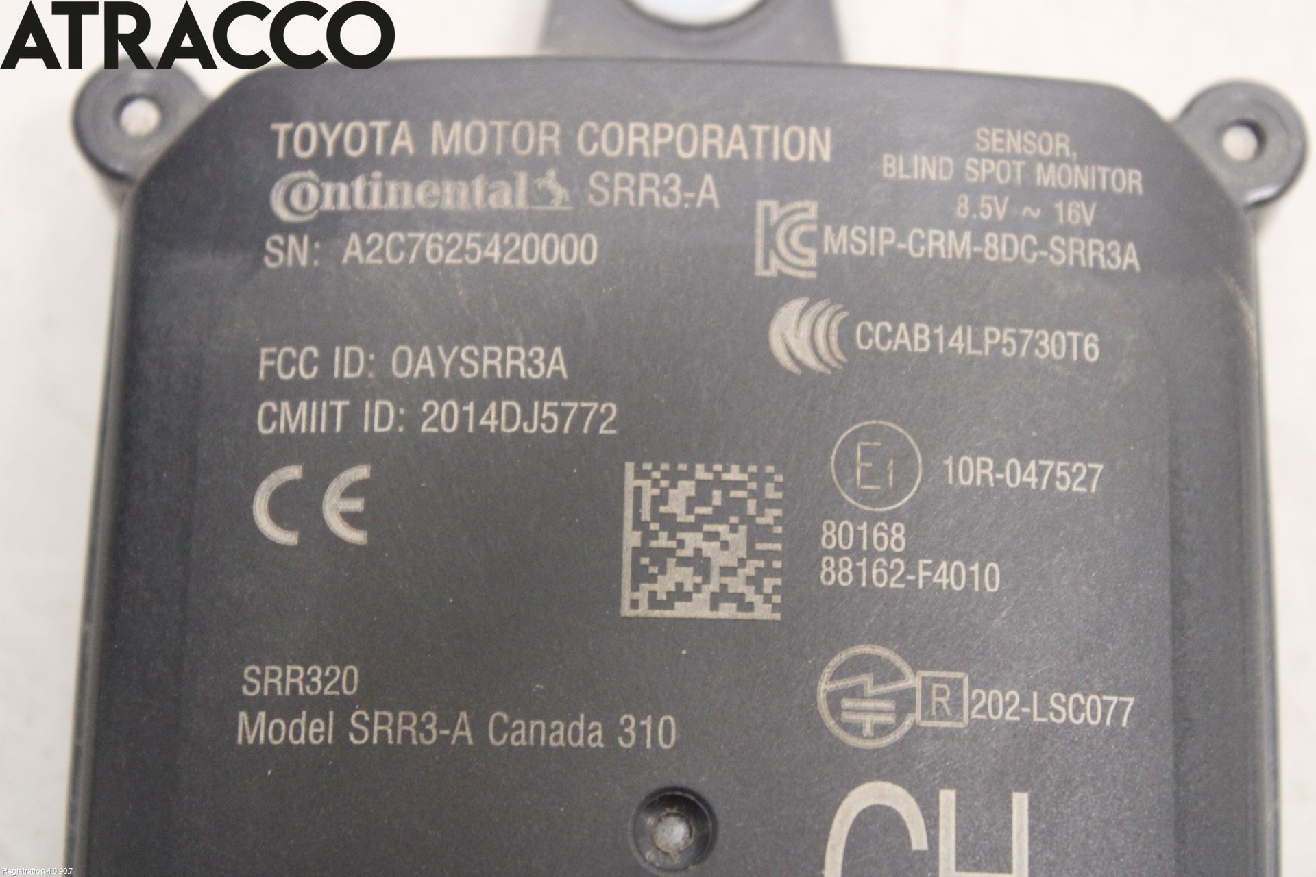 Toyota C-HR 16-23 Sensor Kollisjonsbeskyttelse