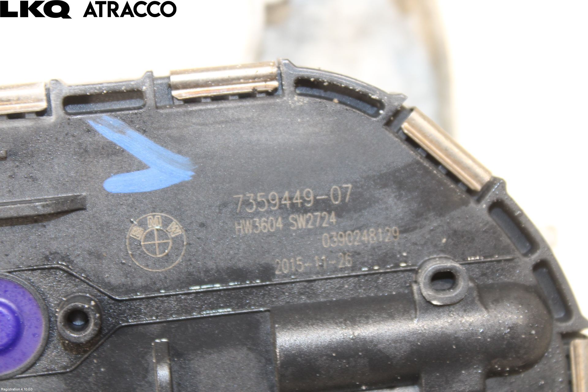 BMW i3 I01 13-22 Viskermotor Frontrute