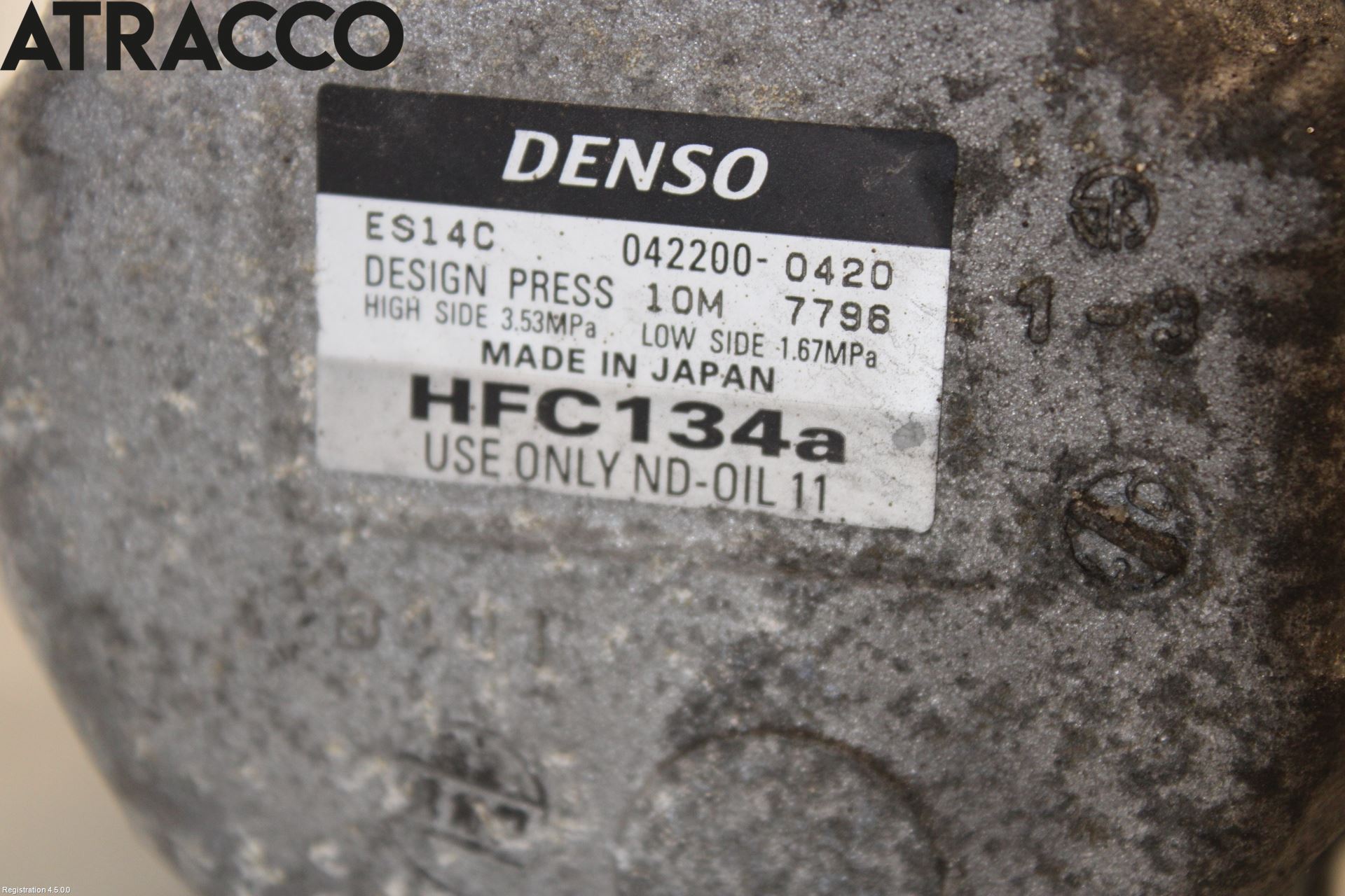 Toyota PRIUS ZVW30 09-20 Varme Ac Kompressor