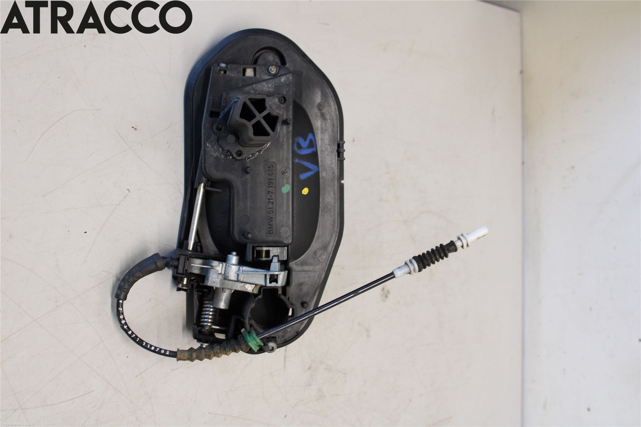 BMW 5 E60/61 Sed/Tou 02-10 Dørhandtak Ytre Venstre