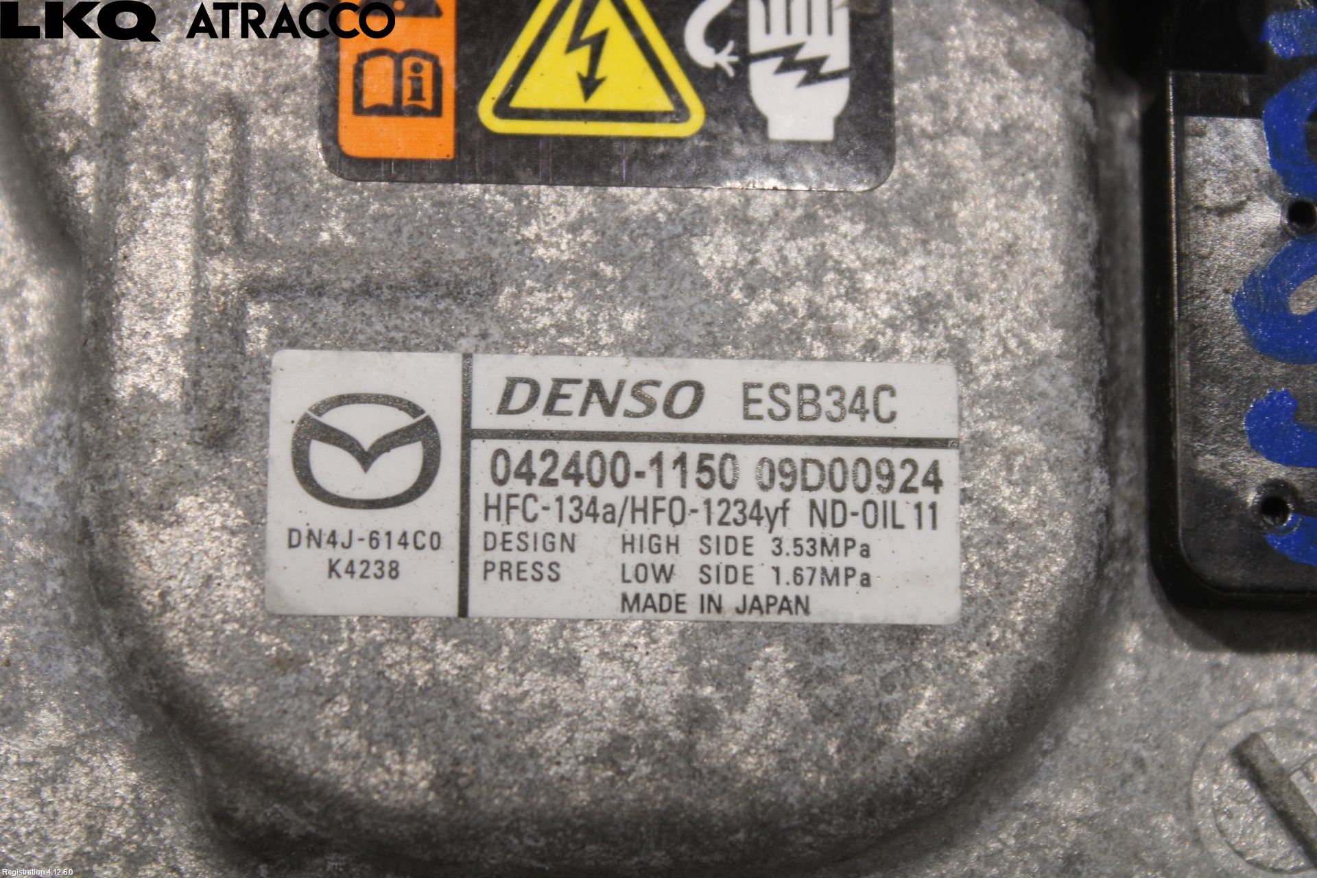 Mazda MX-30 20- Varme Ac Kompressor