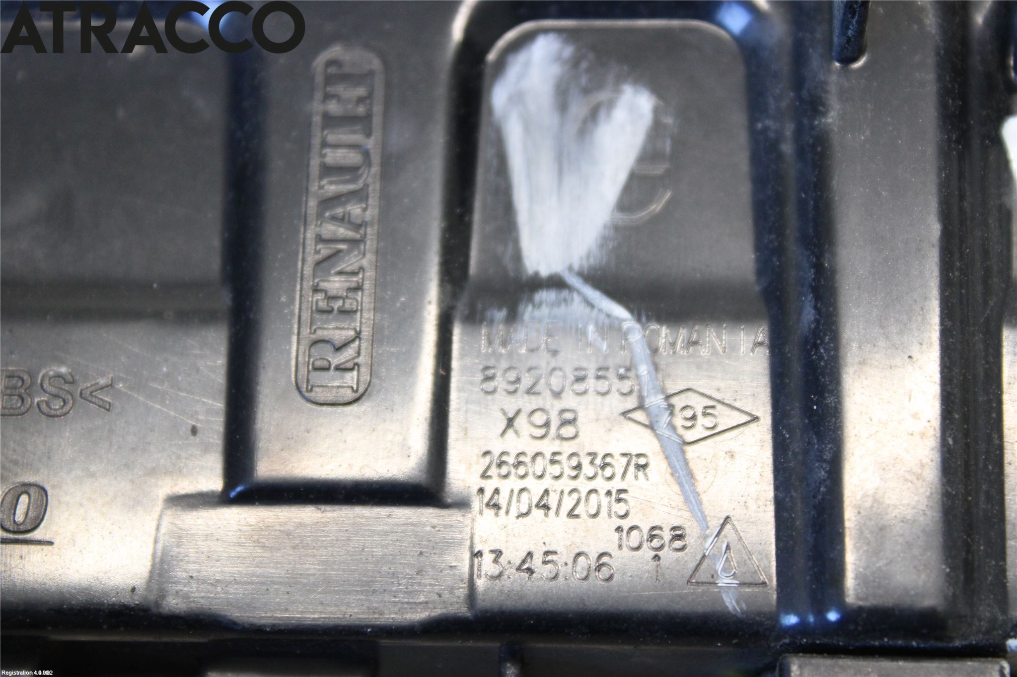 Renault CAPTUR 13-19 Parklykt Foran Høyre