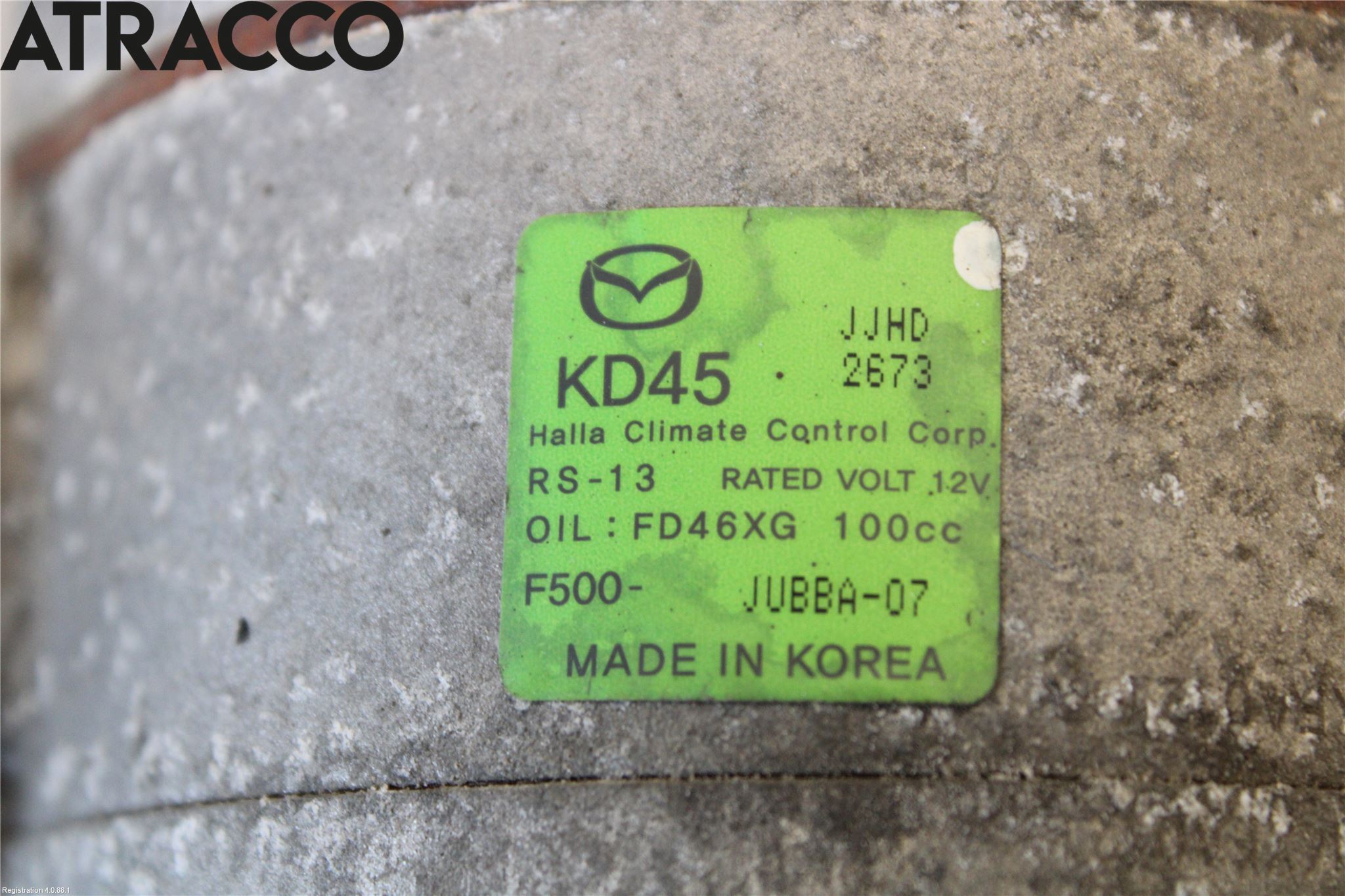 Mazda CX-5 12-17 Varme Ac Kompressor