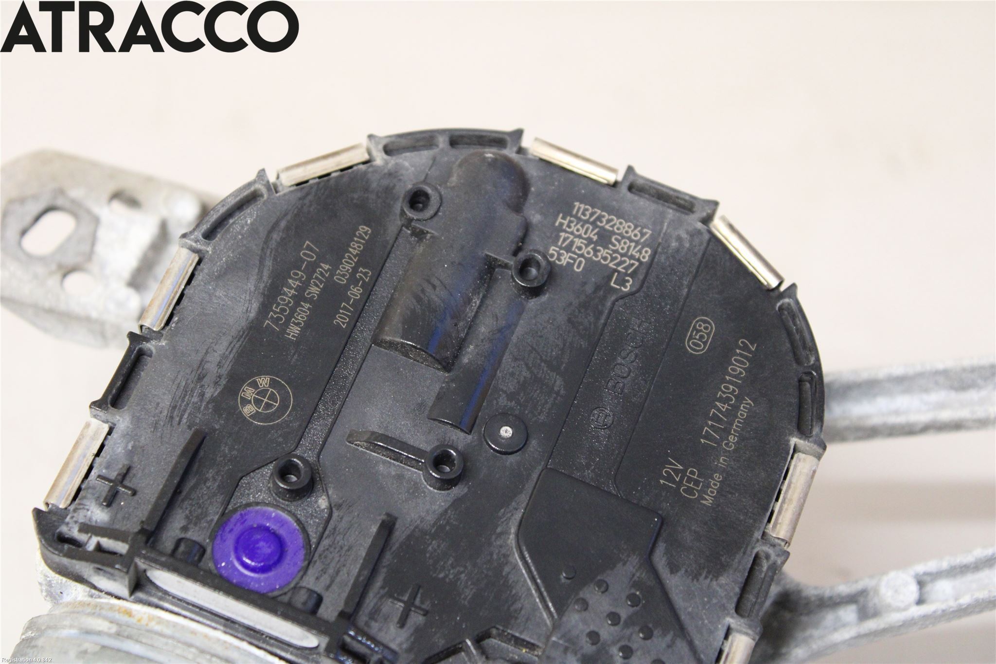 BMW i3 I01 13-22 Viskermotor Frontrute