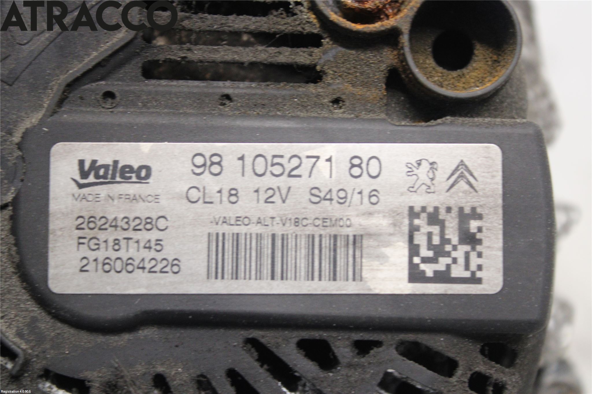 Citroen BERLINGO 08-18 Dynamo