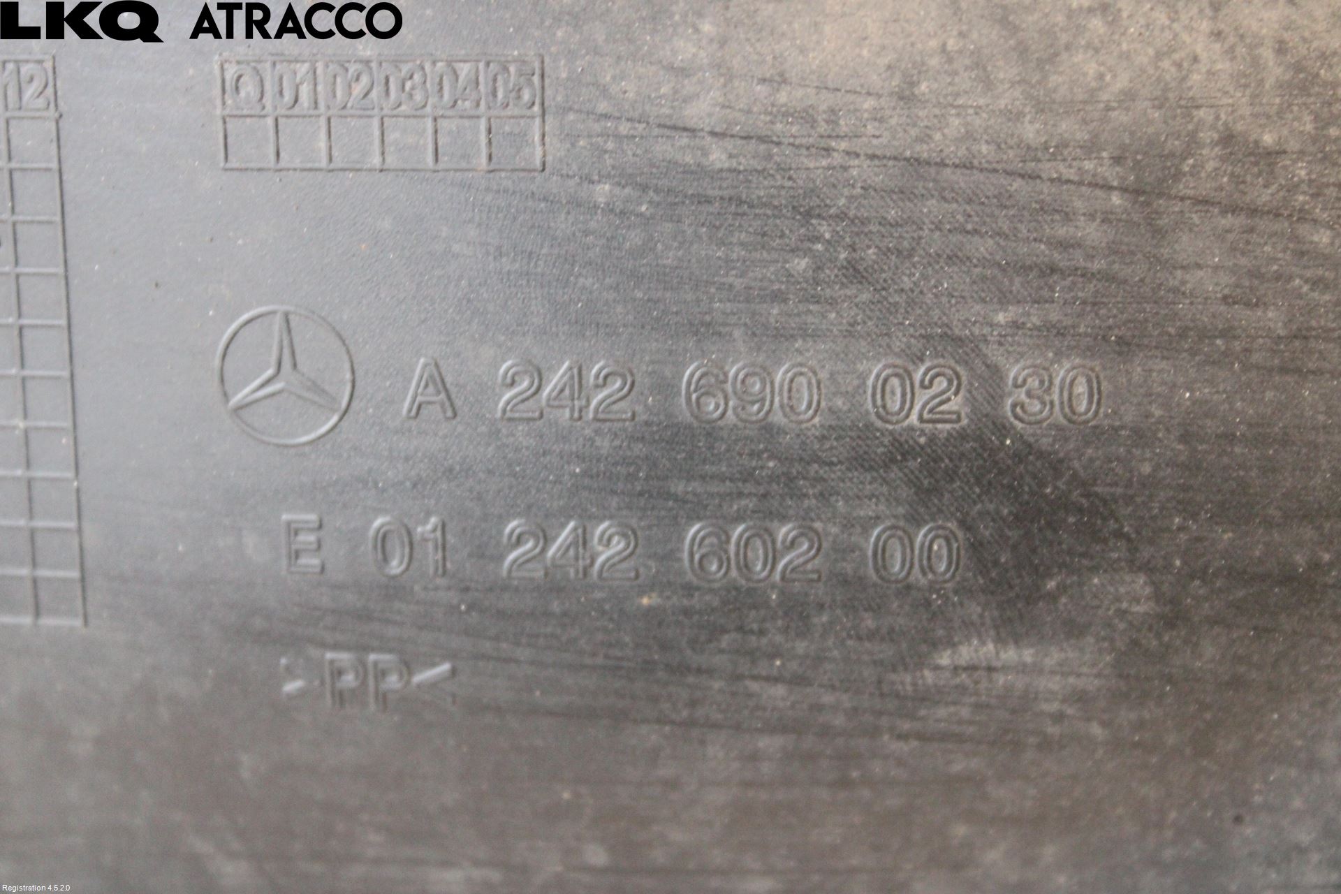 Mercedes-Benz MB B-KLASS (W246/W242) 12-19 Skjerm Indre