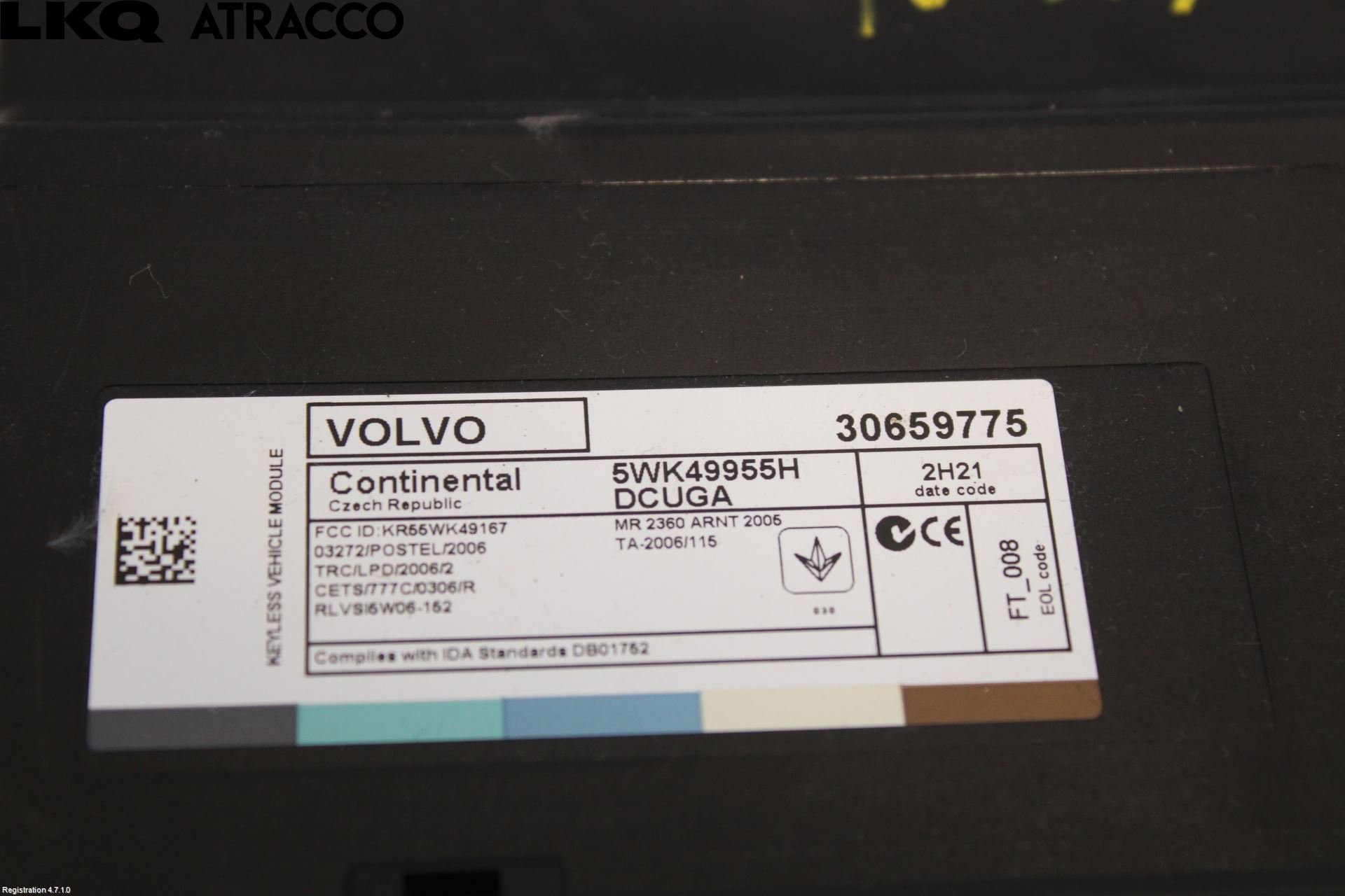 Volvo V40 12-19 Styrenhet Nyckellös System