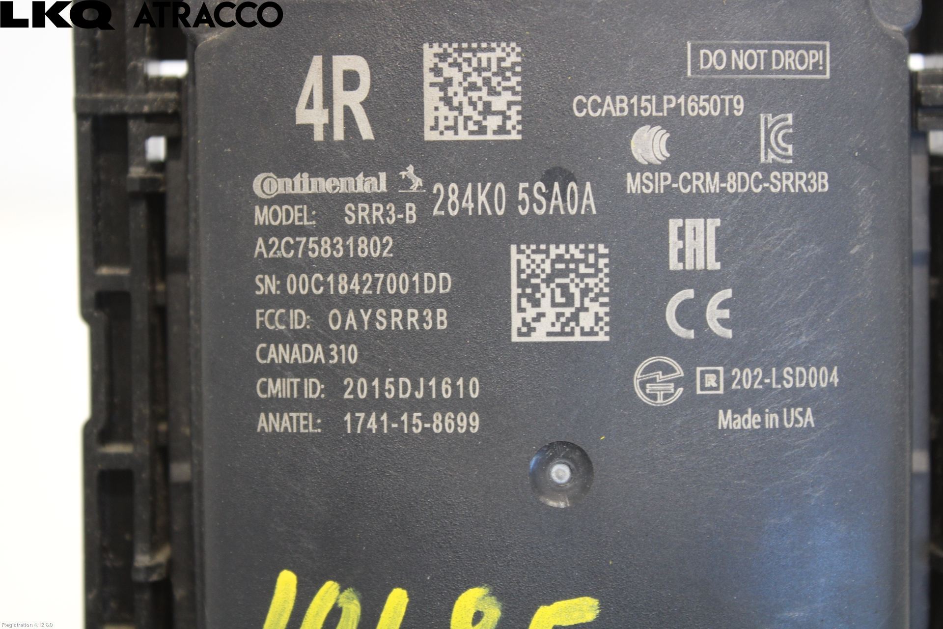 Nissan LEAF 18- Sensor Kollisjonsbeskyttelse