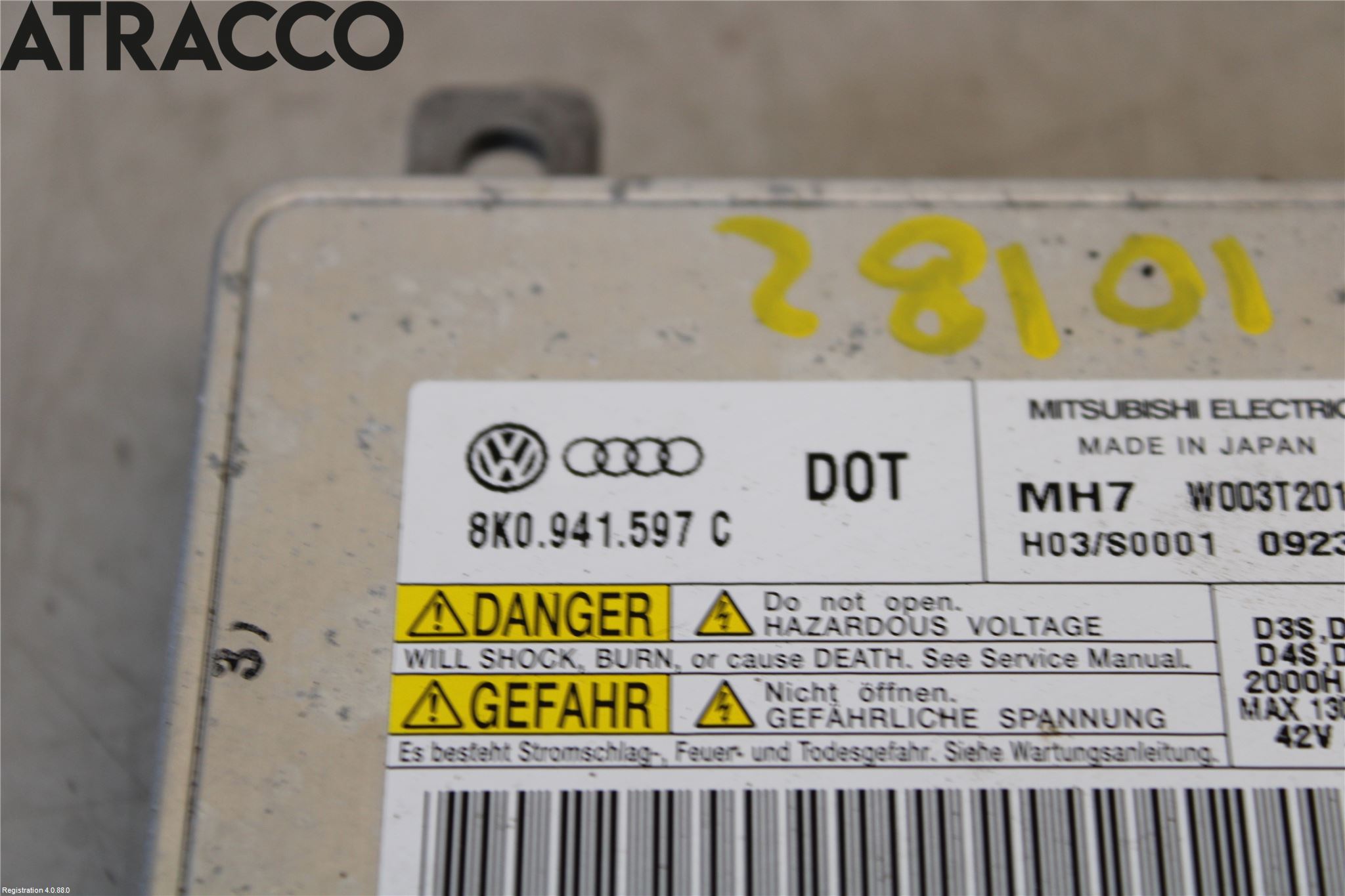 Audi A1/S1 11-18 Styreenhet Xenon