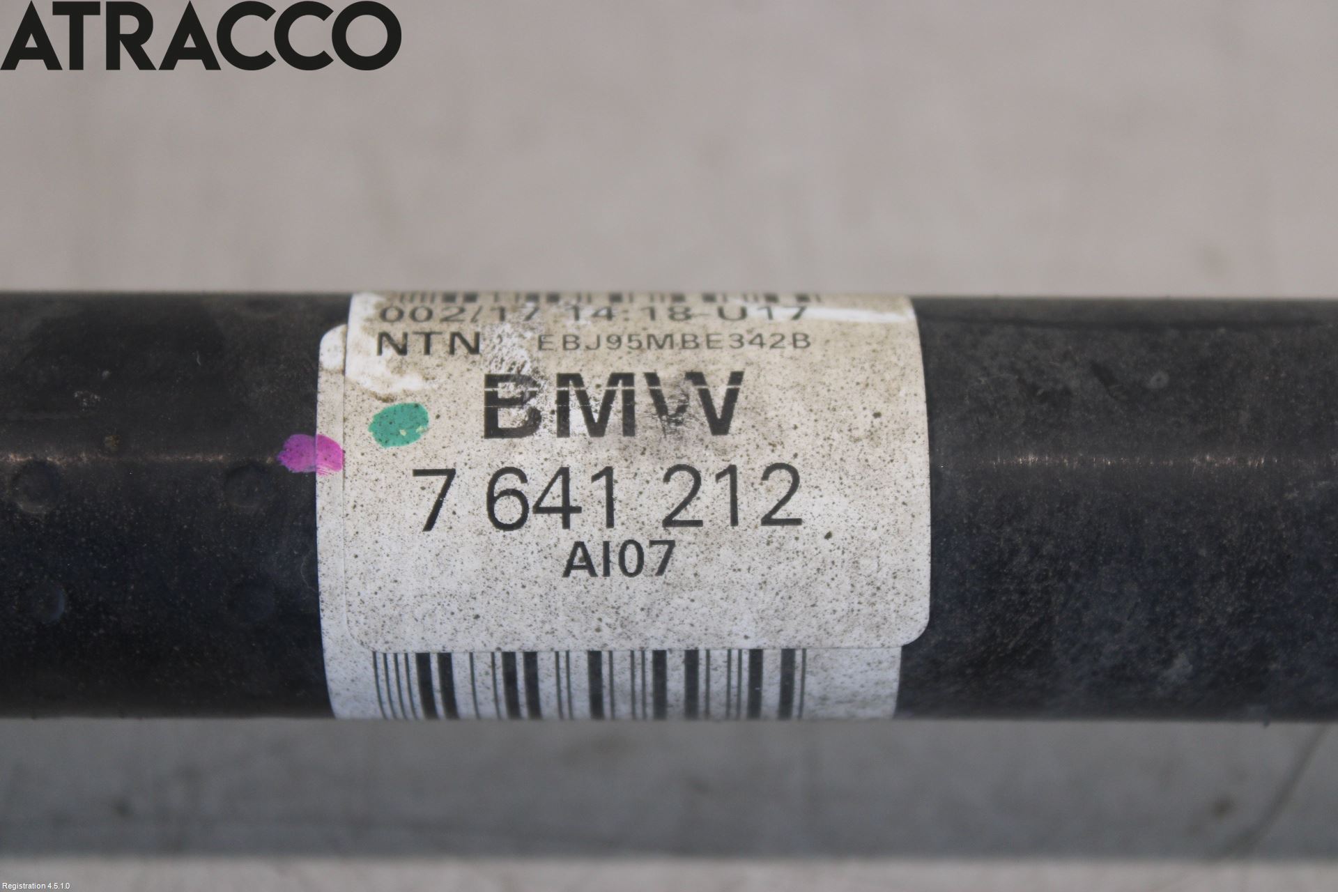 BMW i3 I01 13-22 Drivaksel Bak Kompl Høyre